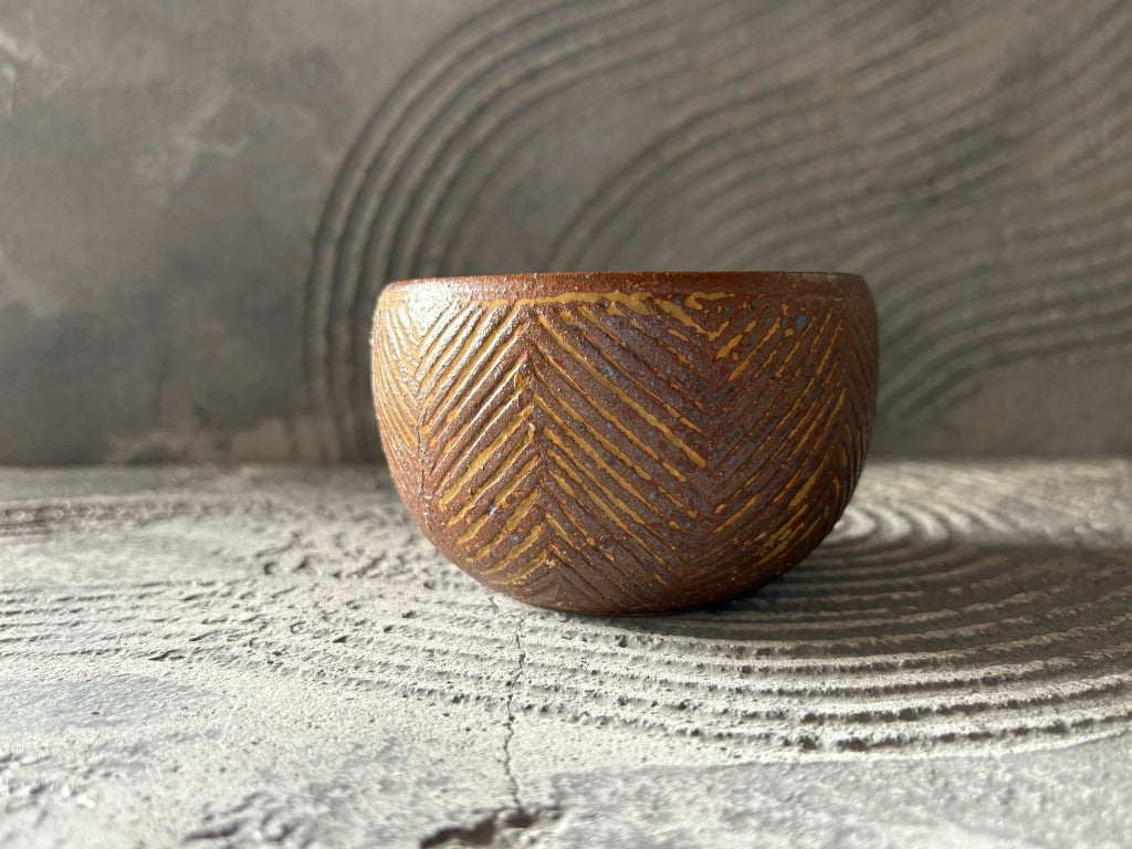 鉢■時代有り 豊楽焼 江戸時代 豊木 唐草紋 織部 古い貫入菓子器 桐箱 骨董■ 羅以音窯【福岡】江口誠基 香澄 アフリカ彫刻 丸鉢15 – UTSUWA HIYORI