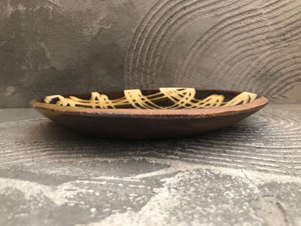 沙器窯【長崎】柳瀬俊一郎 スリップウエア 7寸皿5 – UTSUWA HIYORI