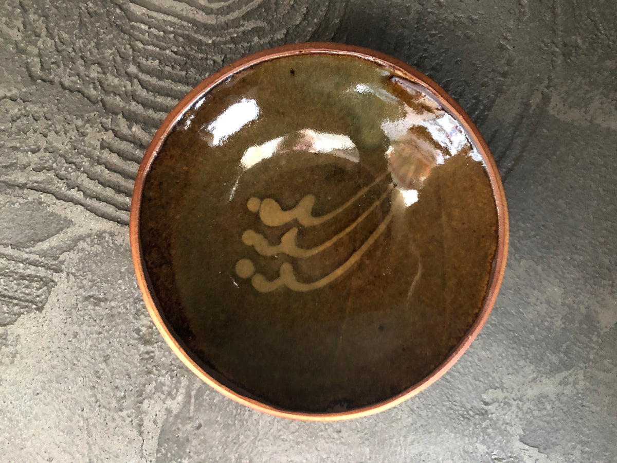 生畑皿山窯【京都】前野直史 スリップウェア 6寸深皿C – UTSUWA 