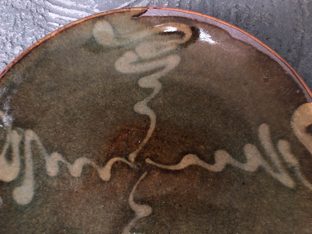 生畑皿山窯【京都】前野直史 スリップウェア 7寸皿C – UTSUWA HIYORI