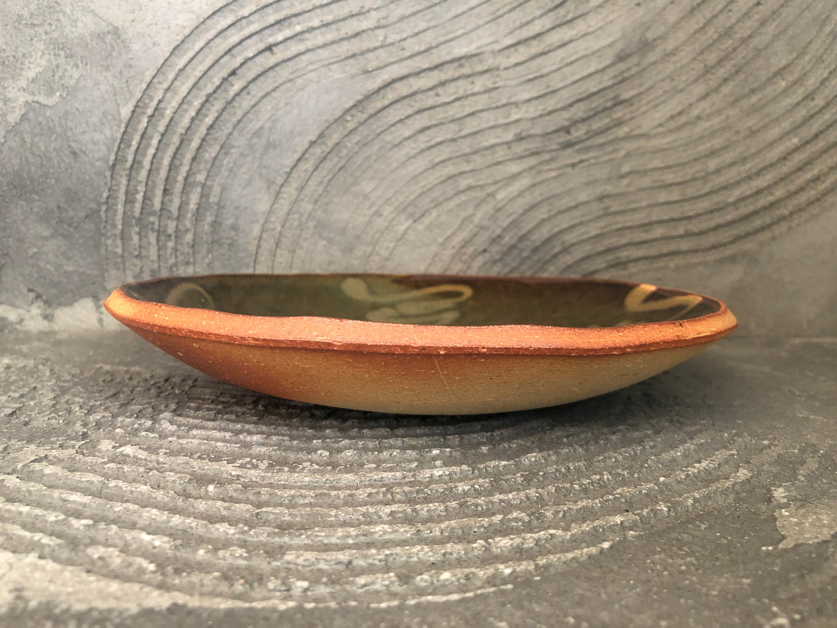 生畑皿山窯【京都】前野直史 スリップウェア 7寸皿C – UTSUWA HIYORI