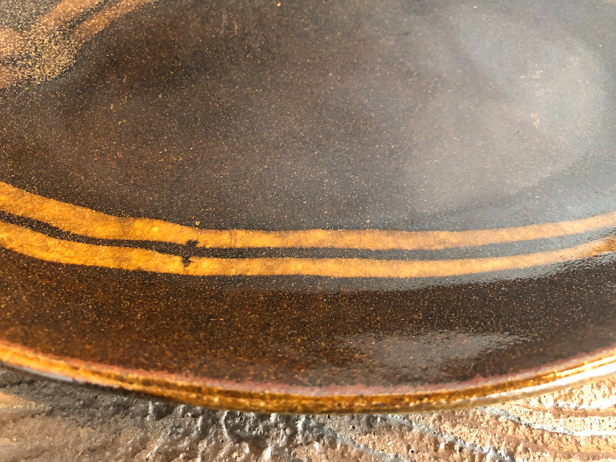 juro pottery【静岡】齊藤十郎 スリップウエア 楕円皿C – UTSUWA HIYORI