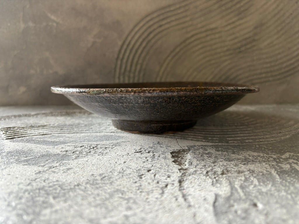 野はら屋【鹿児島】佐々木かおり　7寸皿 流し14