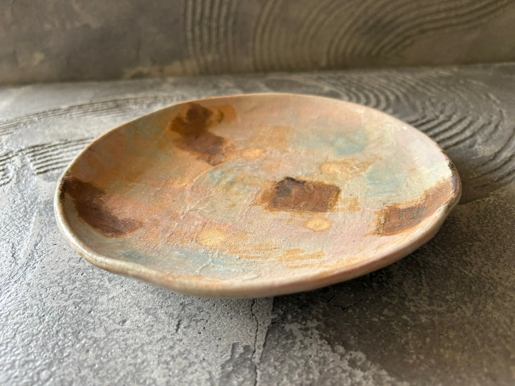 【沖縄】屋良若菜　19cm 皿　20