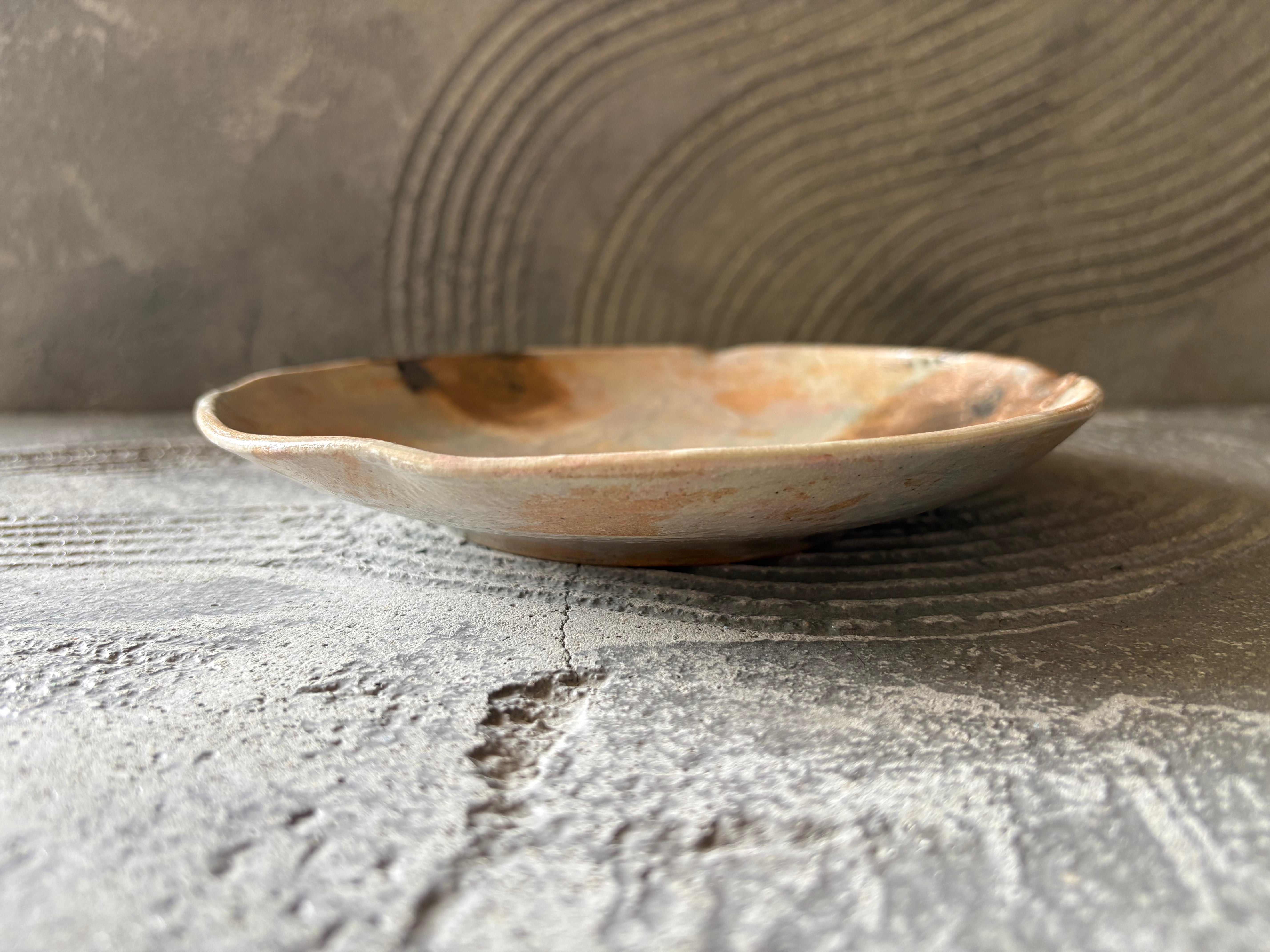 【沖縄】屋良若菜　19cm 皿　12