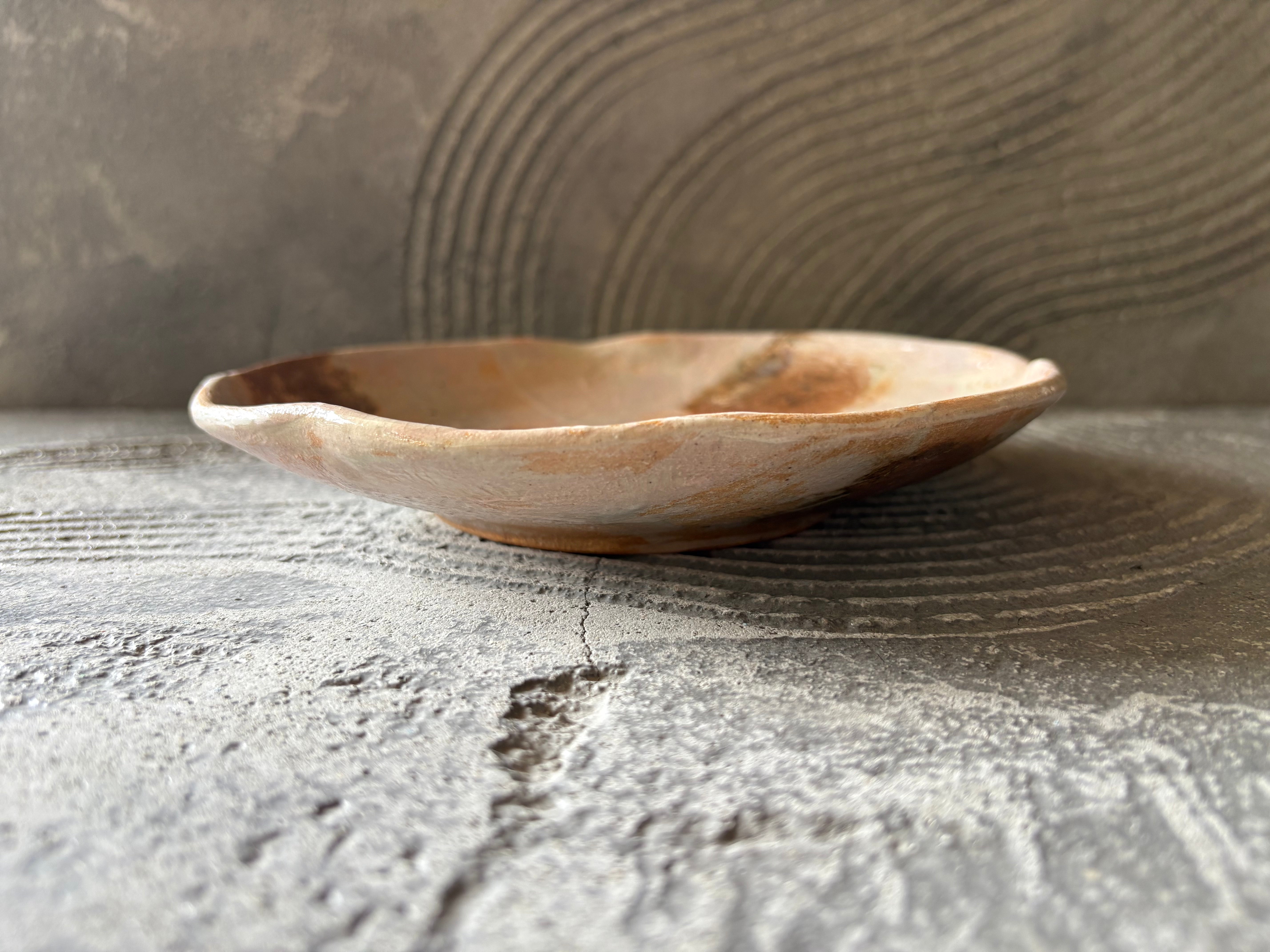【沖縄】屋良若菜　19cm 皿　8
