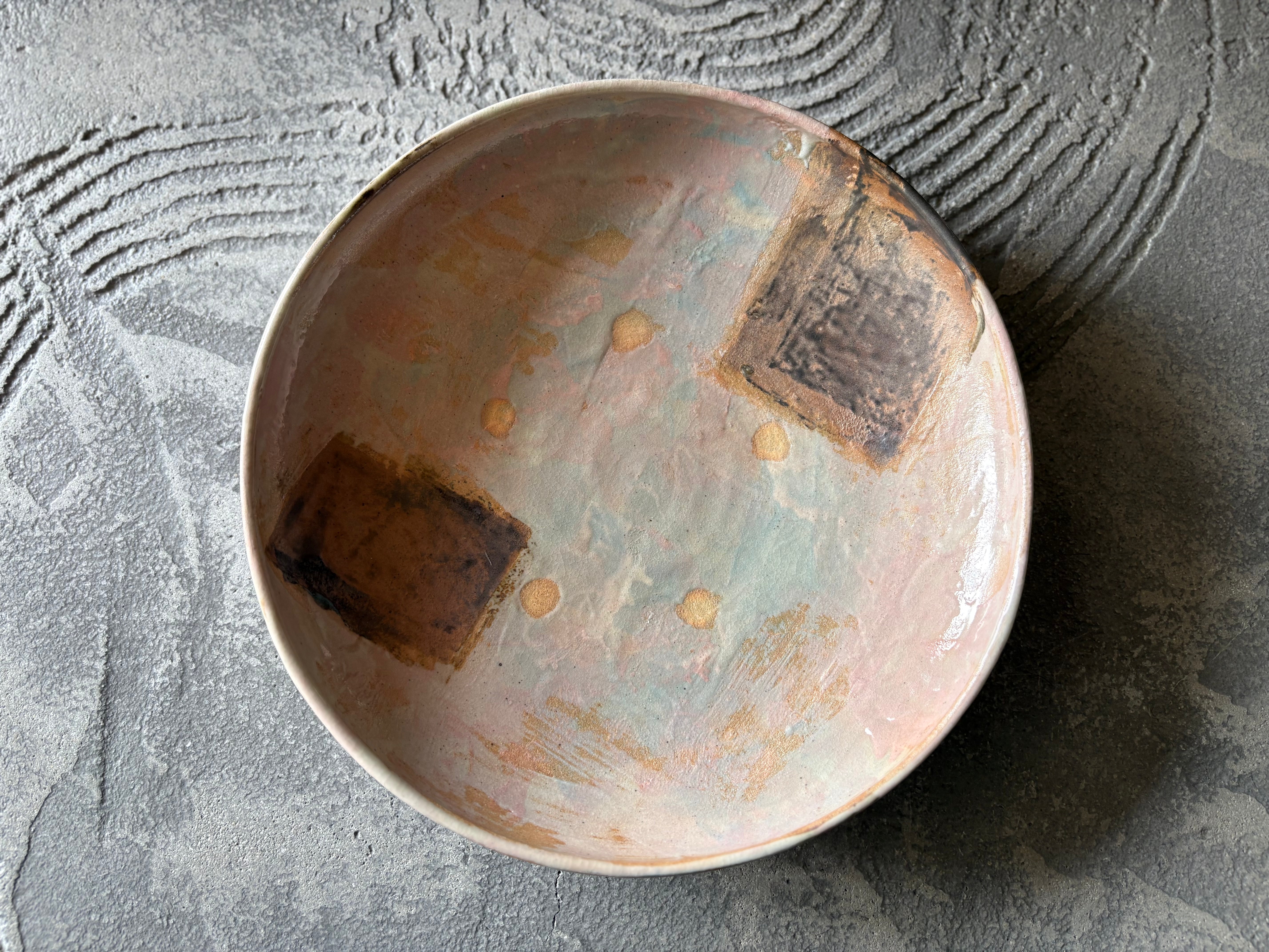 【沖縄】屋良若菜　22cm 皿　6