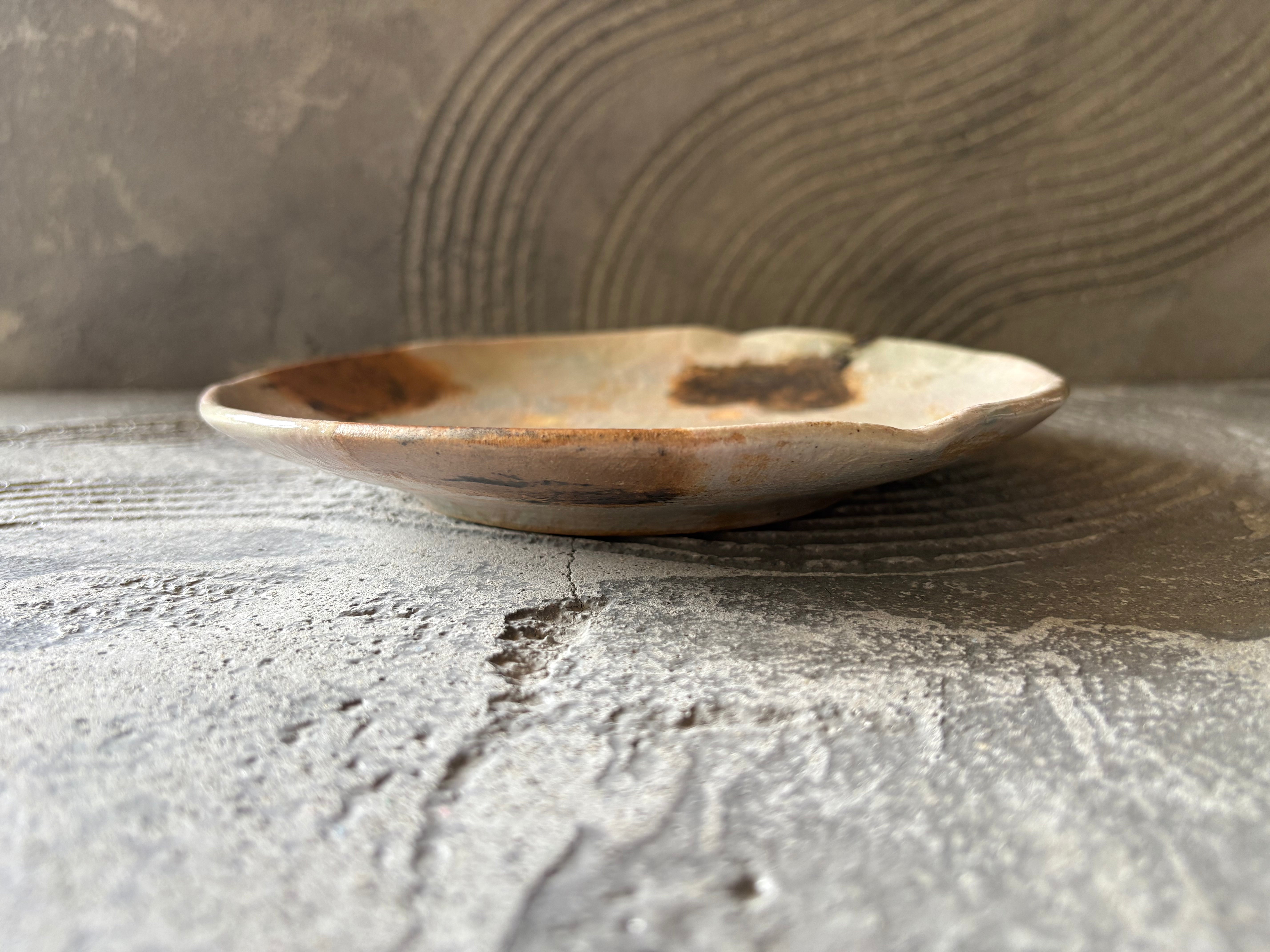 【沖縄】屋良若菜　19cm 皿　9