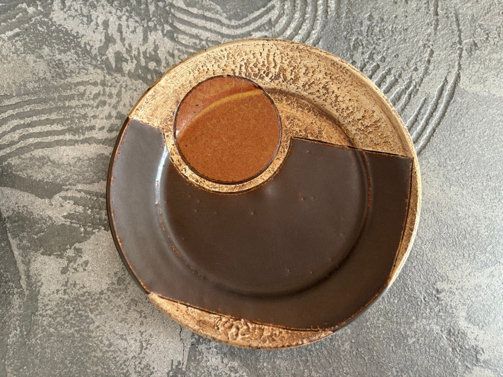 koo pottery【沖縄】仲田雅也　7寸リム皿31