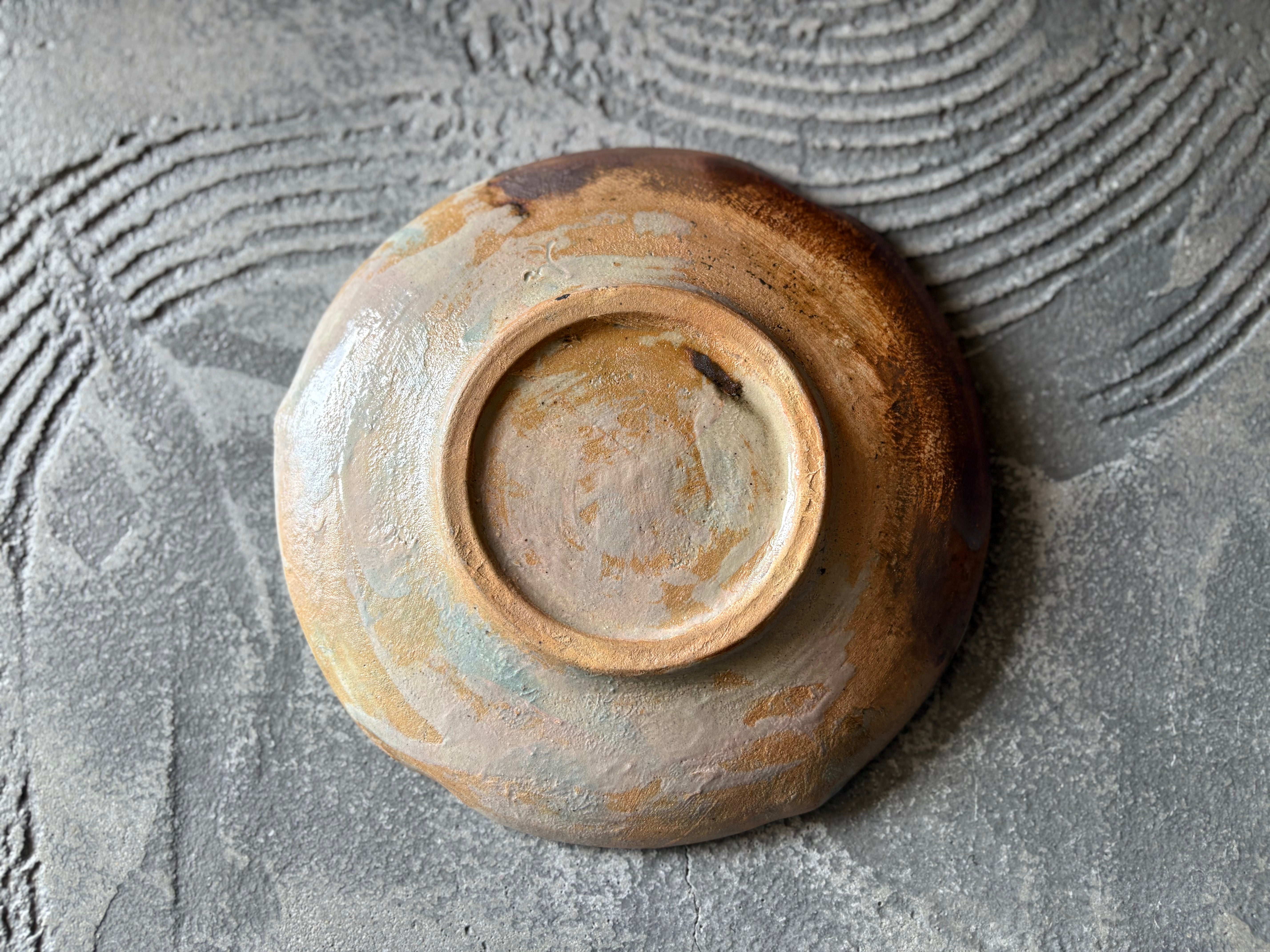 【沖縄】屋良若菜　19cm 皿　17
