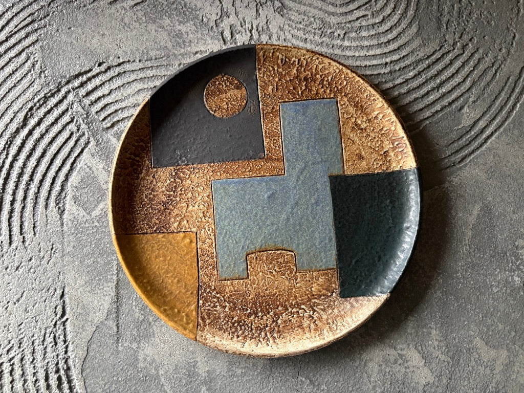 koo pottery【沖縄】仲田雅也　8寸プレート皿6