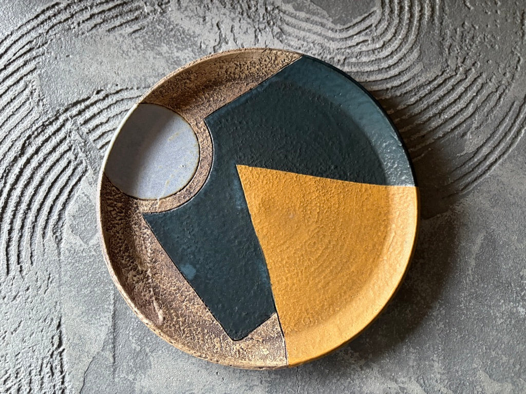 koo pottery【沖縄】仲田雅也　8寸プレート皿2