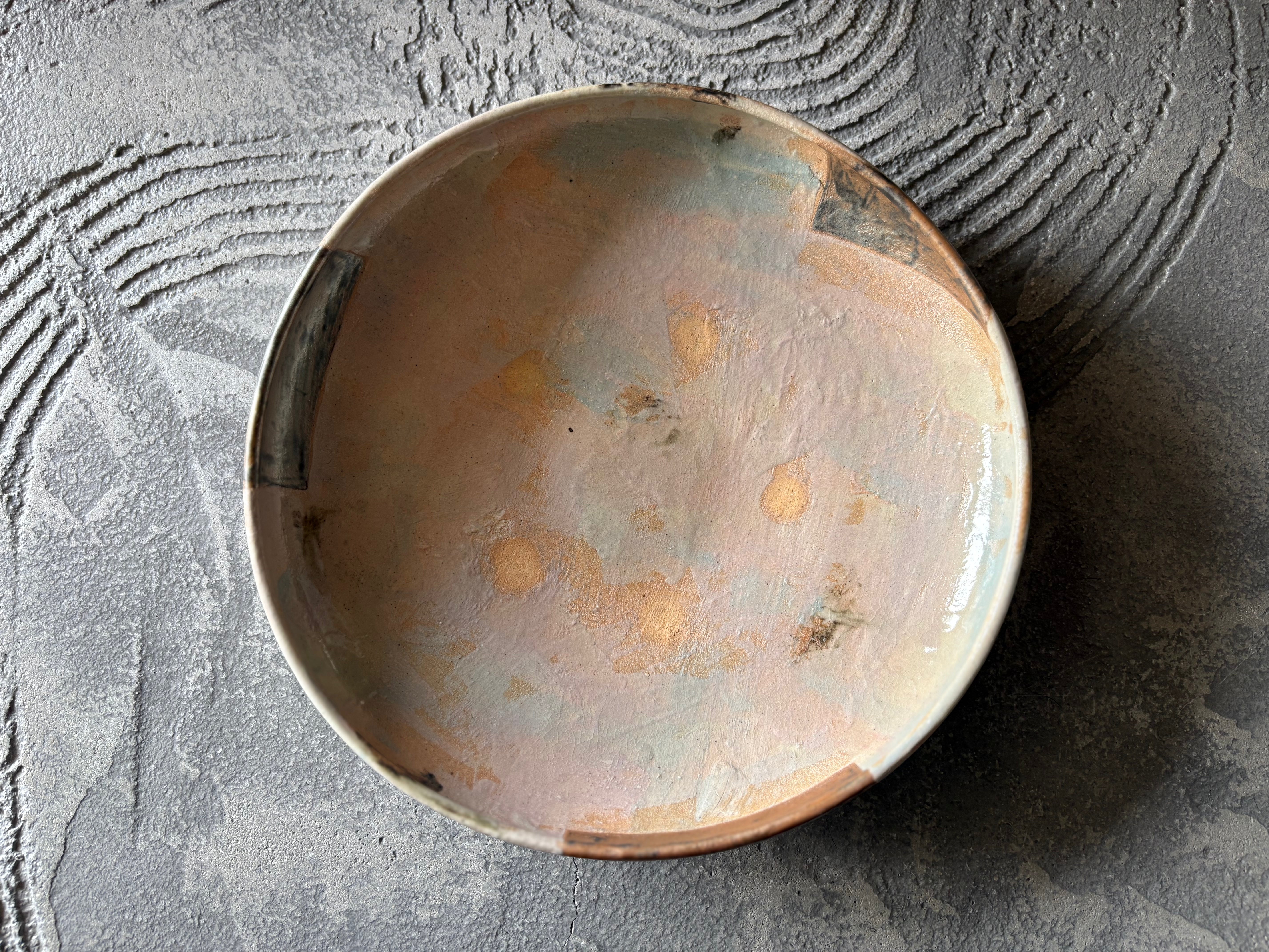 【沖縄】屋良若菜　22cm 皿　3