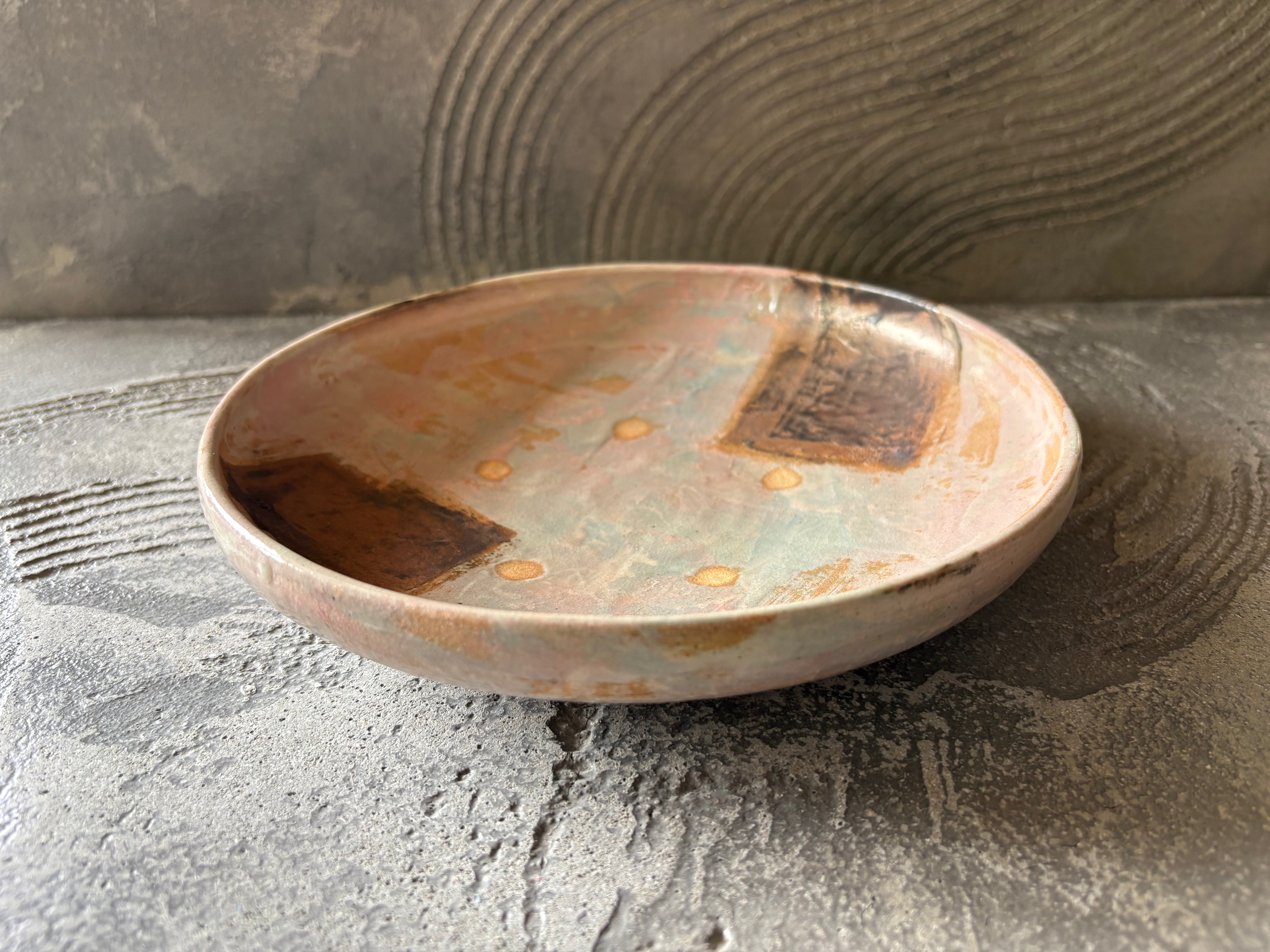 【沖縄】屋良若菜　22cm 皿　6
