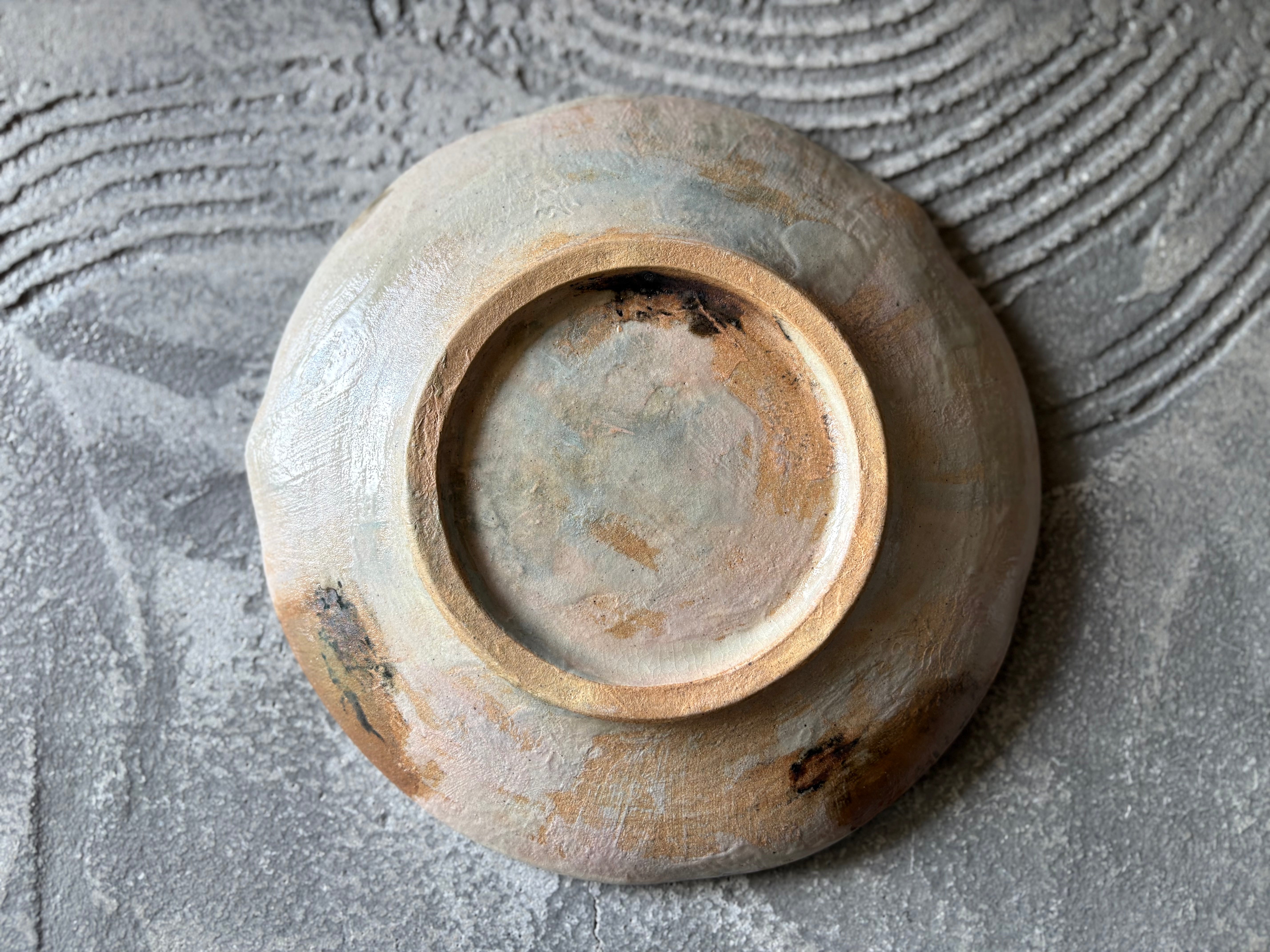【沖縄】屋良若菜　19cm 皿　9