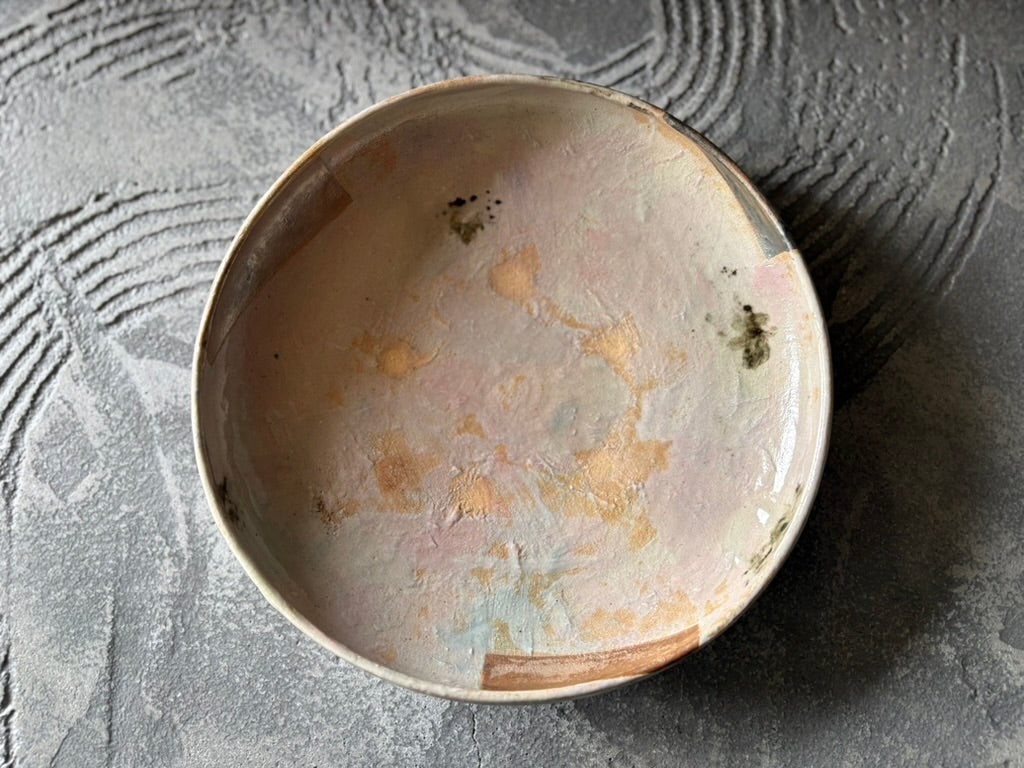 【沖縄】屋良若菜　22cm 皿　1