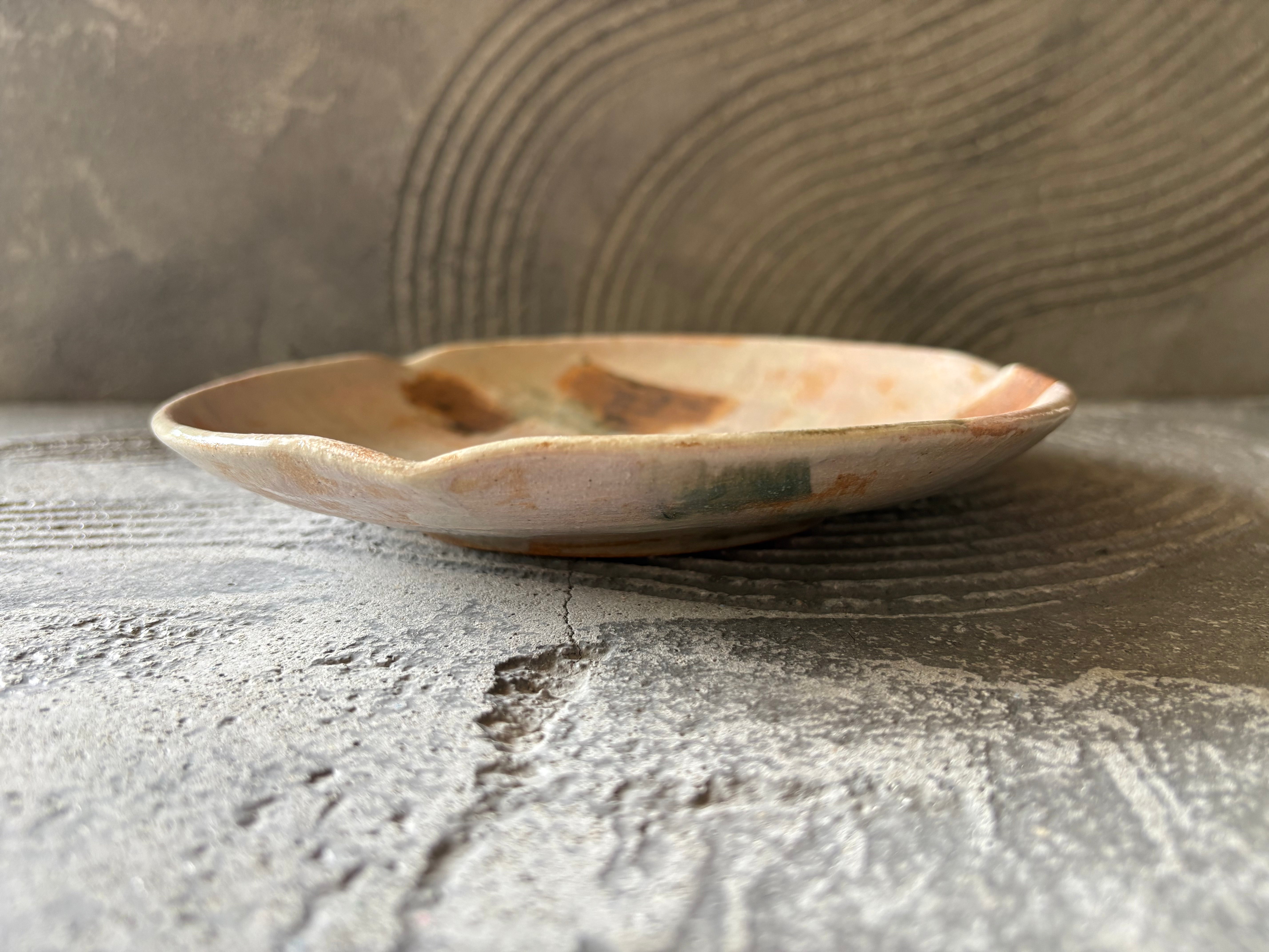 【沖縄】屋良若菜　19cm 皿　14