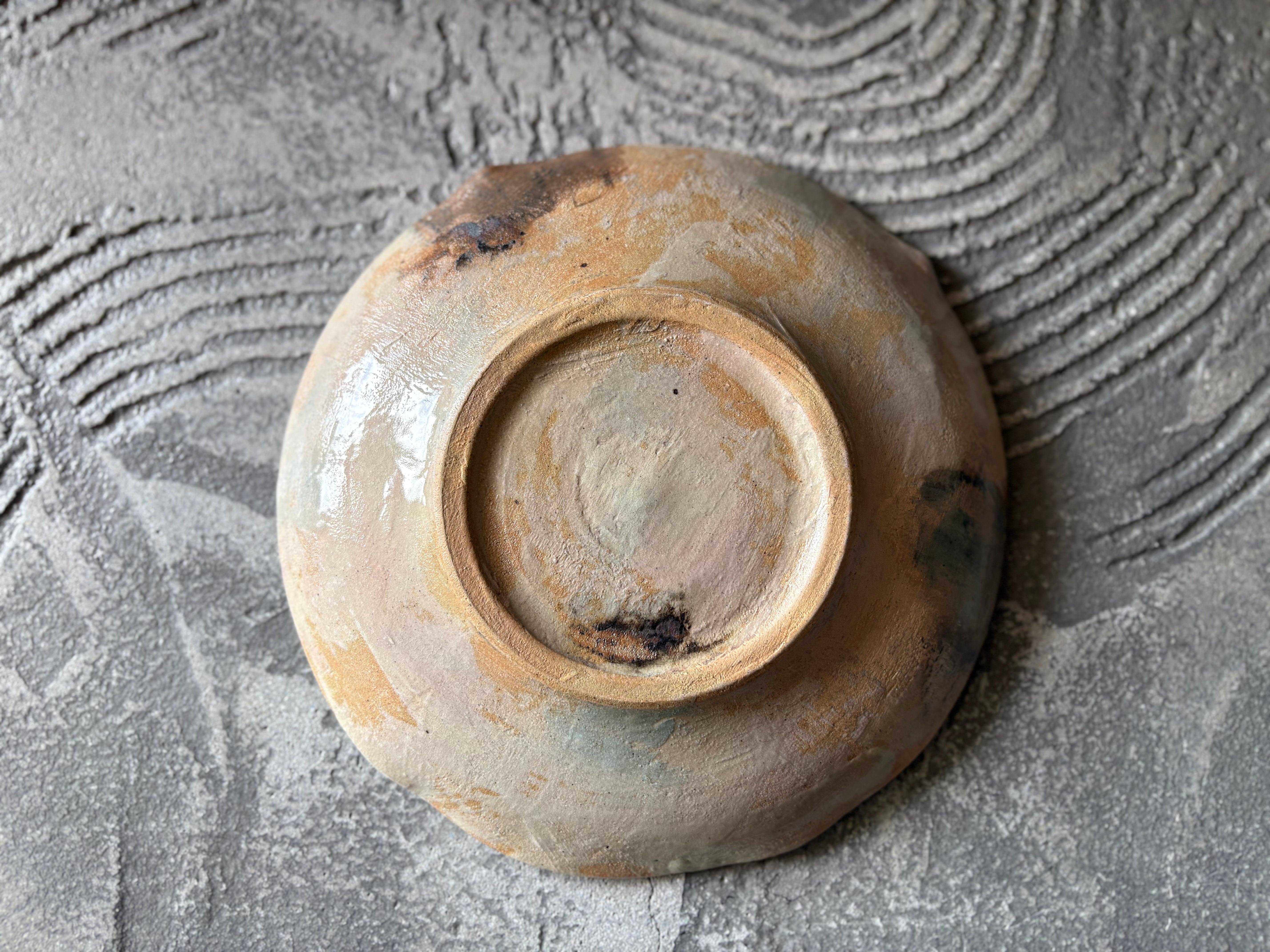 【沖縄】屋良若菜　19cm 皿　12