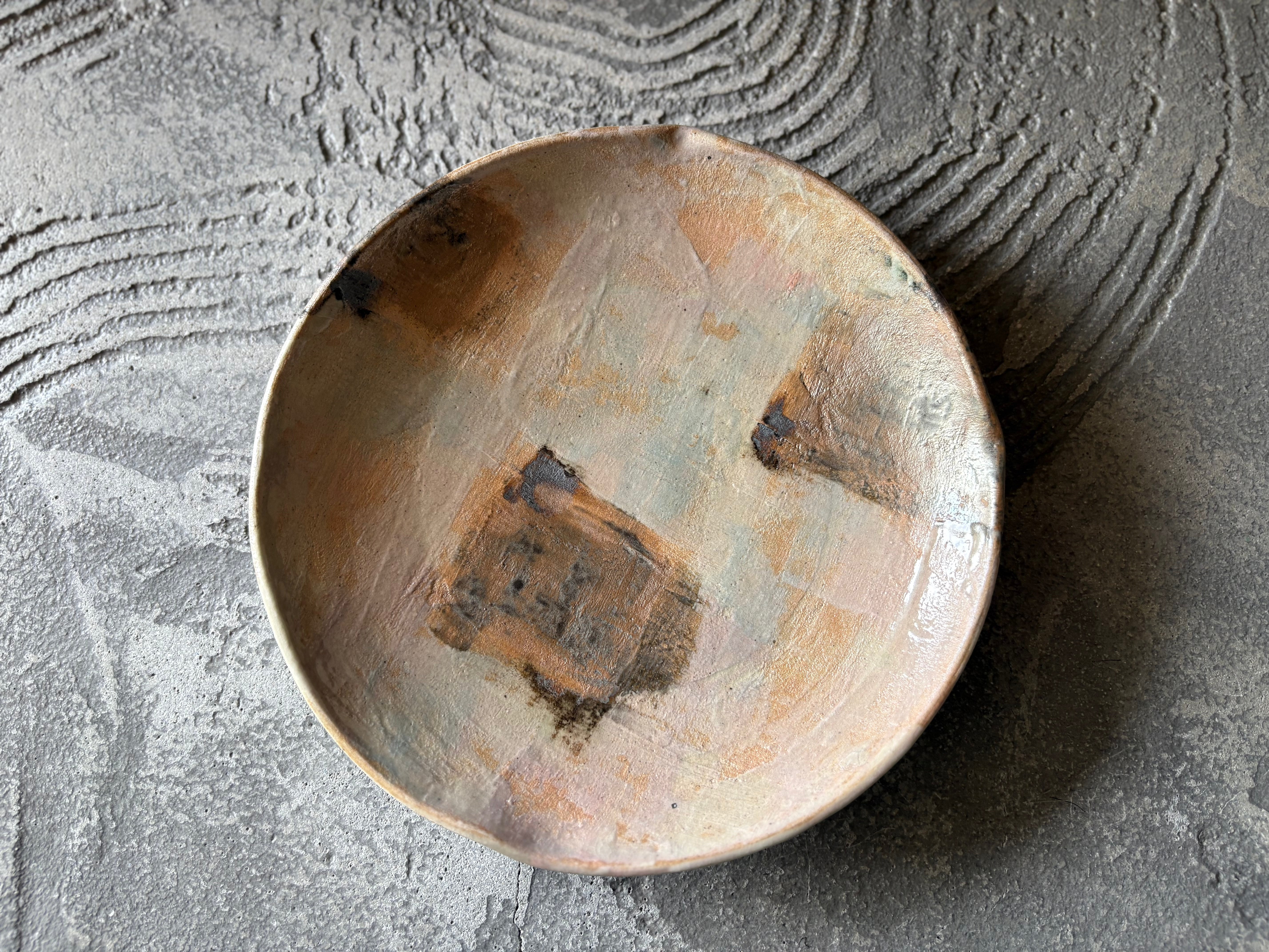 【沖縄】屋良若菜　19cm 皿　12