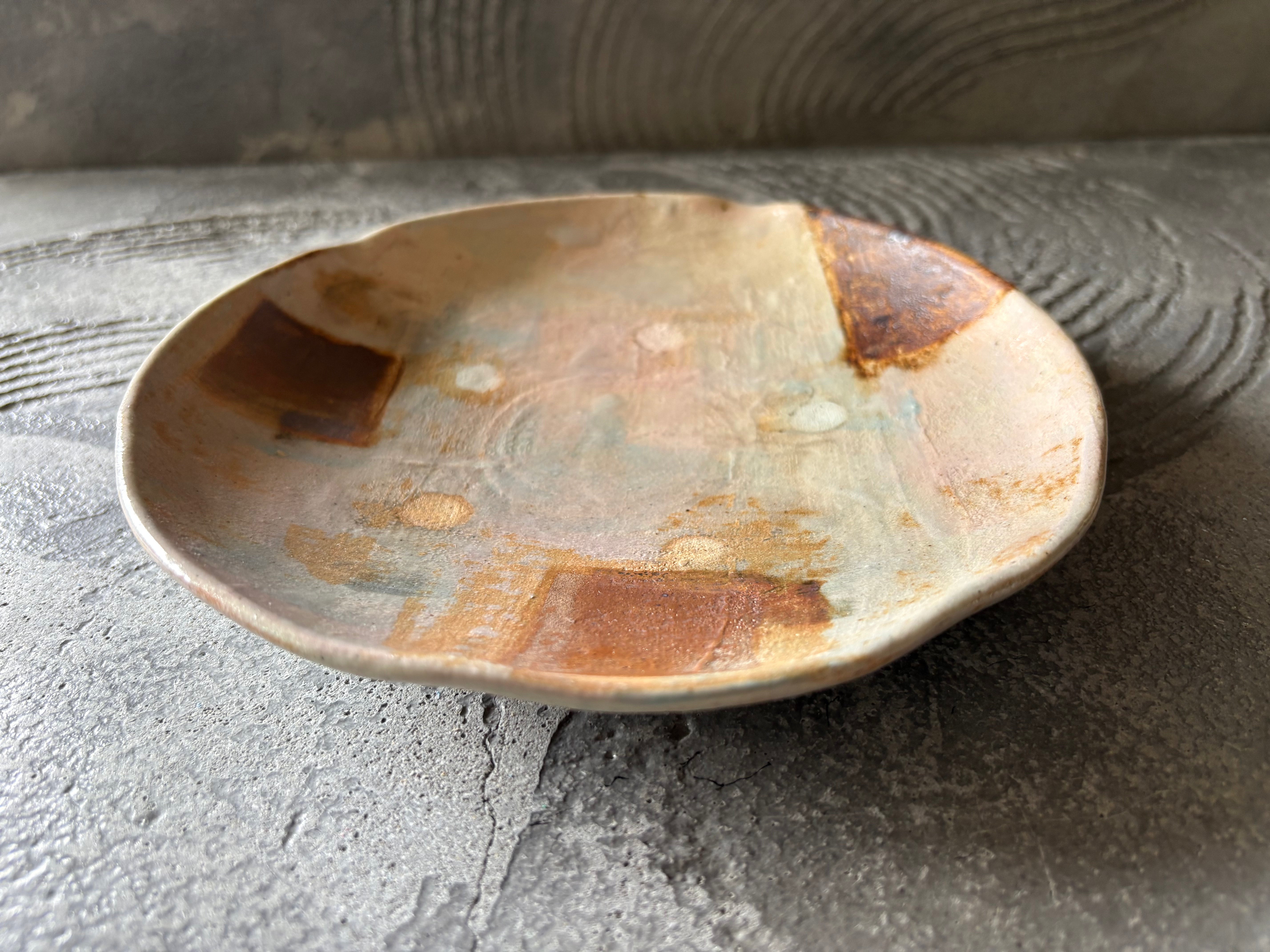 【沖縄】屋良若菜　19cm 皿　11