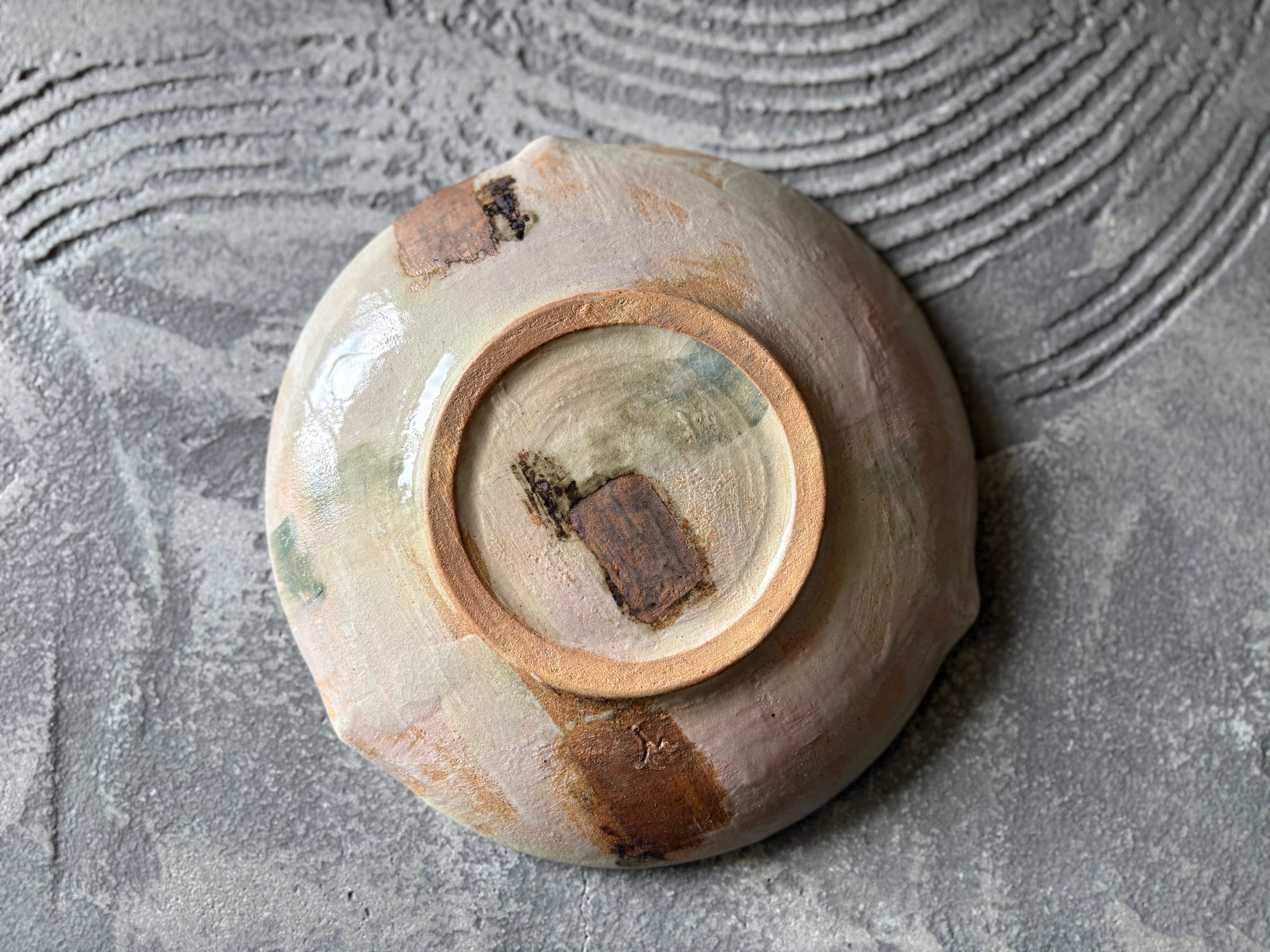 【沖縄】屋良若菜　19cm 皿　14