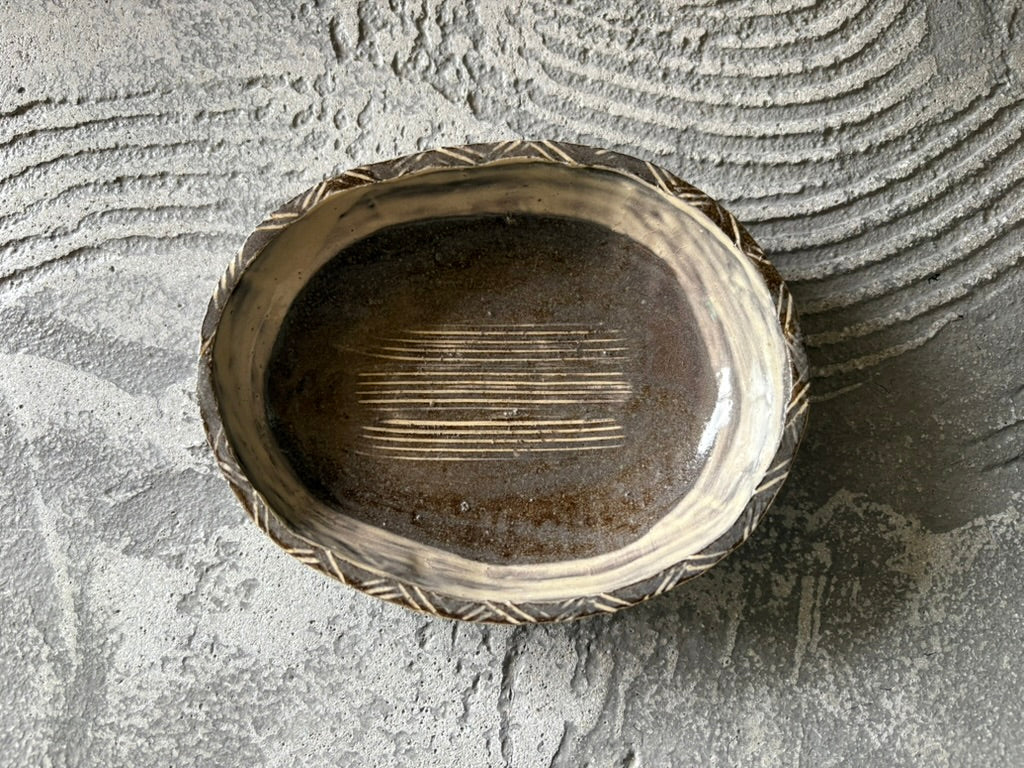 野はら屋【鹿児島】佐々木かおり　5寸パカジ皿12