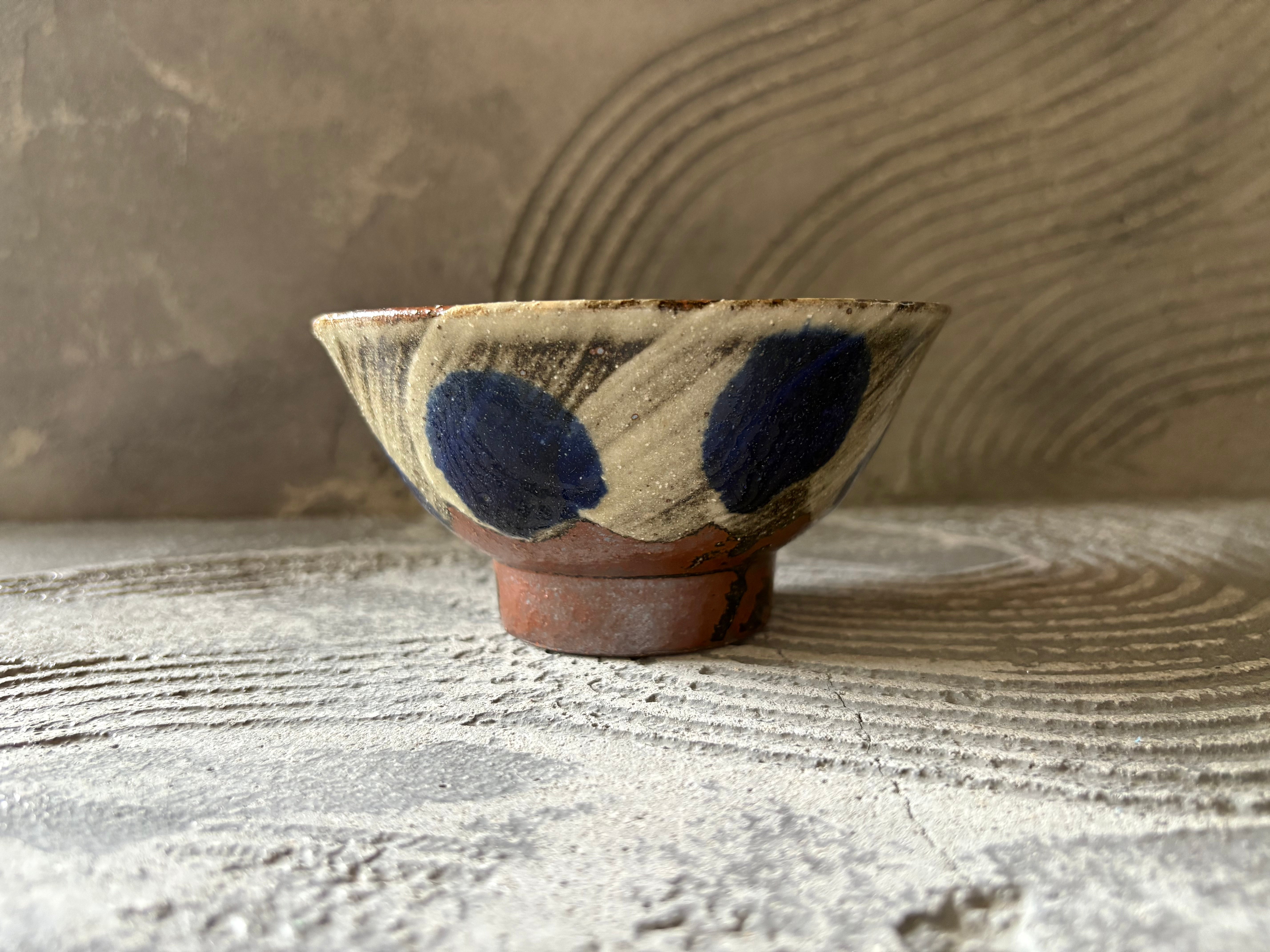 深貝工房【沖縄】深貝公拓   4寸マカイ　お茶碗75
