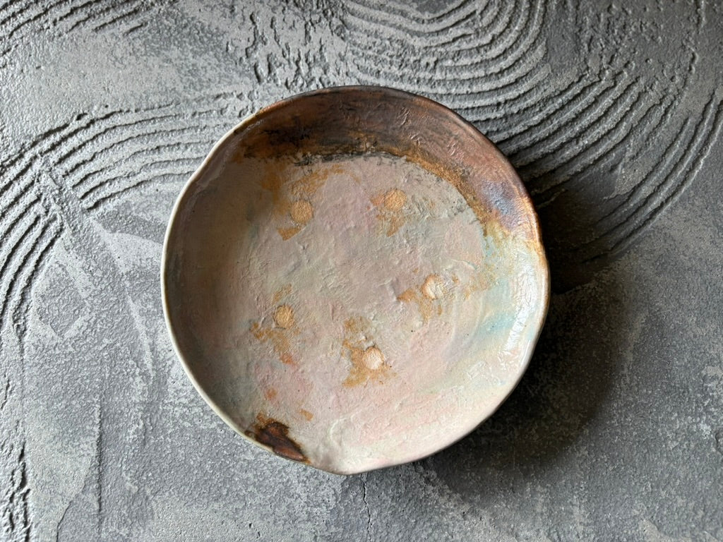 【沖縄】屋良若菜　19cm 皿　18