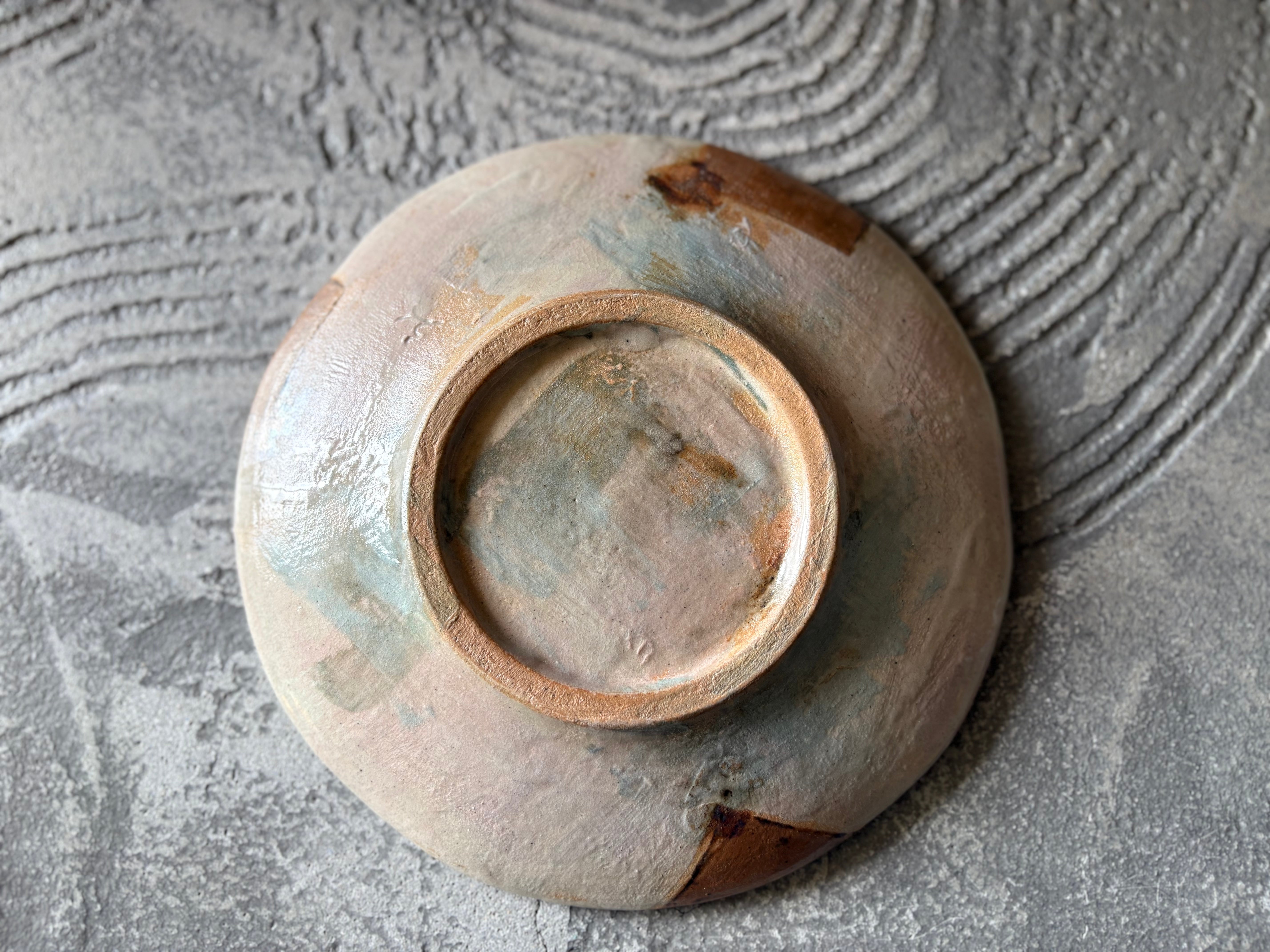 【沖縄】屋良若菜　19cm 皿　13