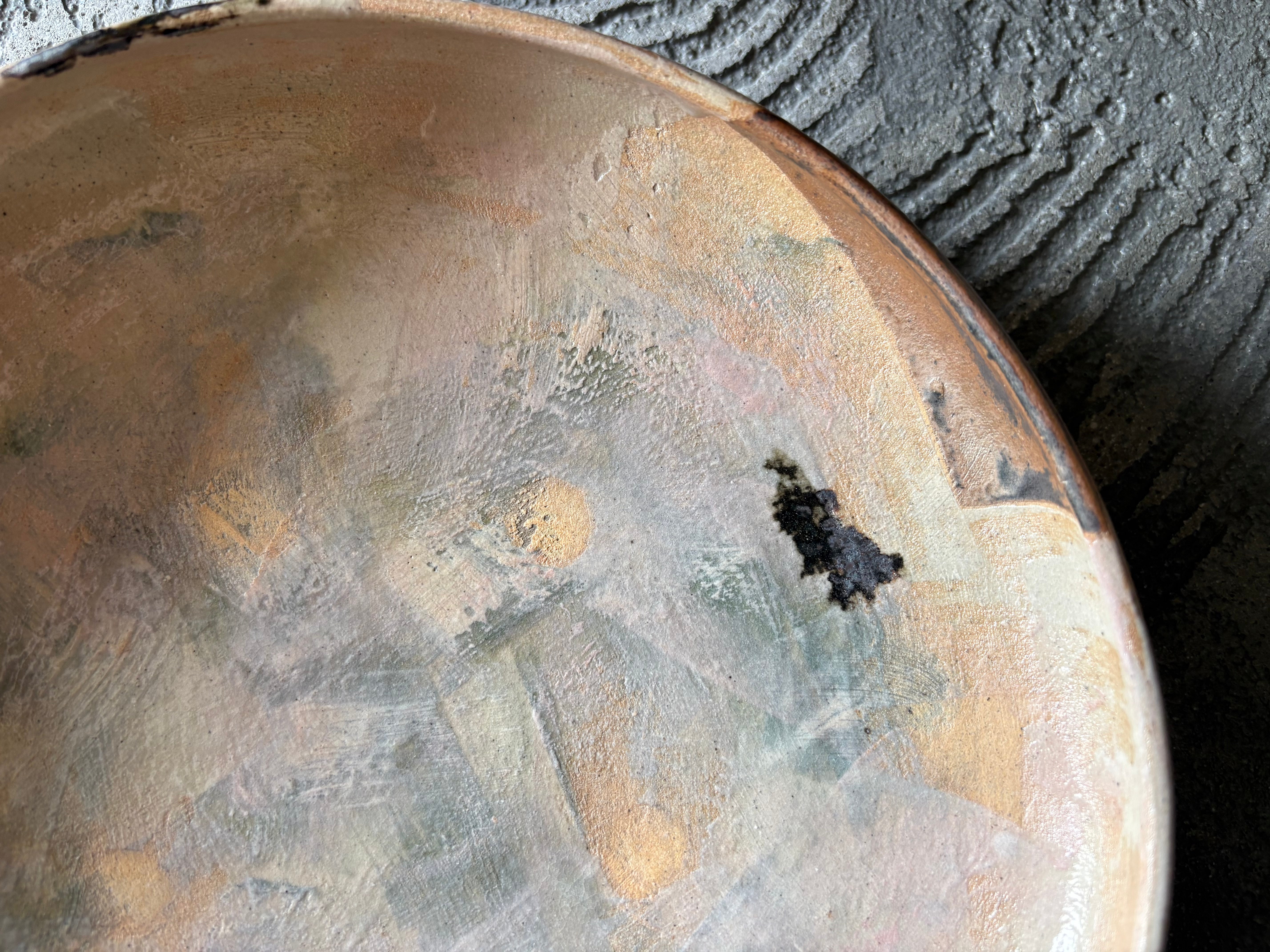 【沖縄】屋良若菜　22cm 皿　2