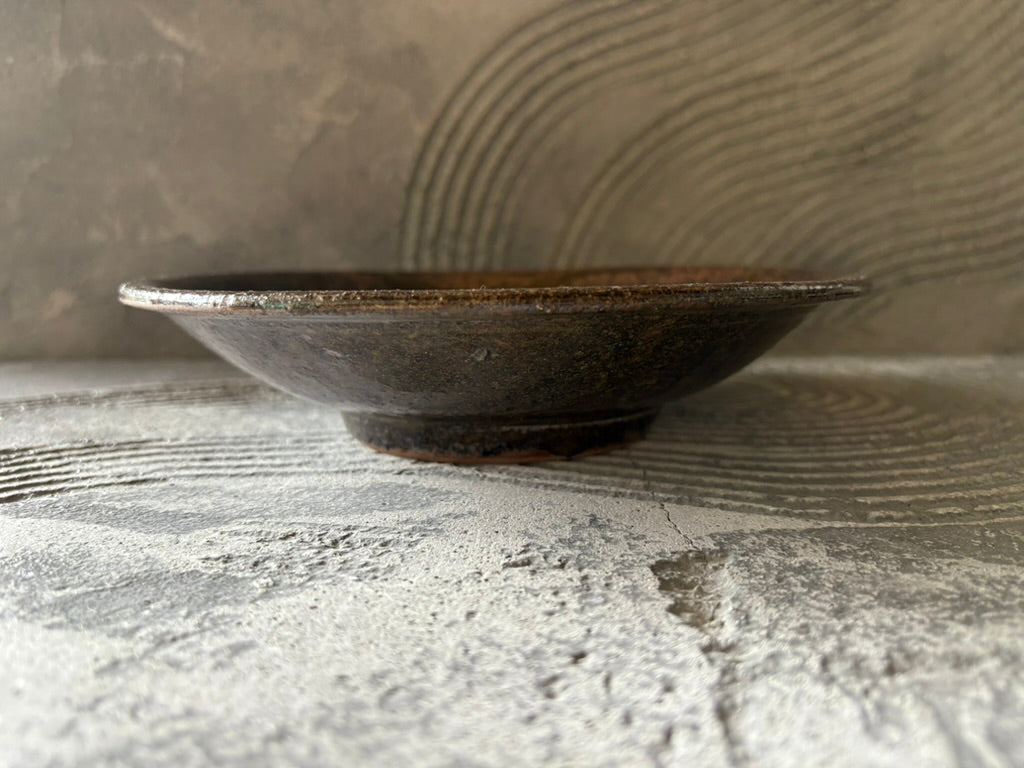 野はら屋【鹿児島】佐々木かおり　7寸皿 流し13