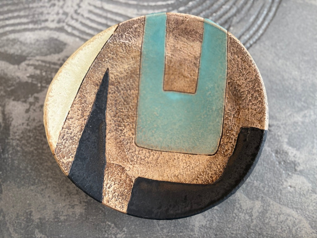 koo pottery【沖縄】仲田雅也　変形皿47