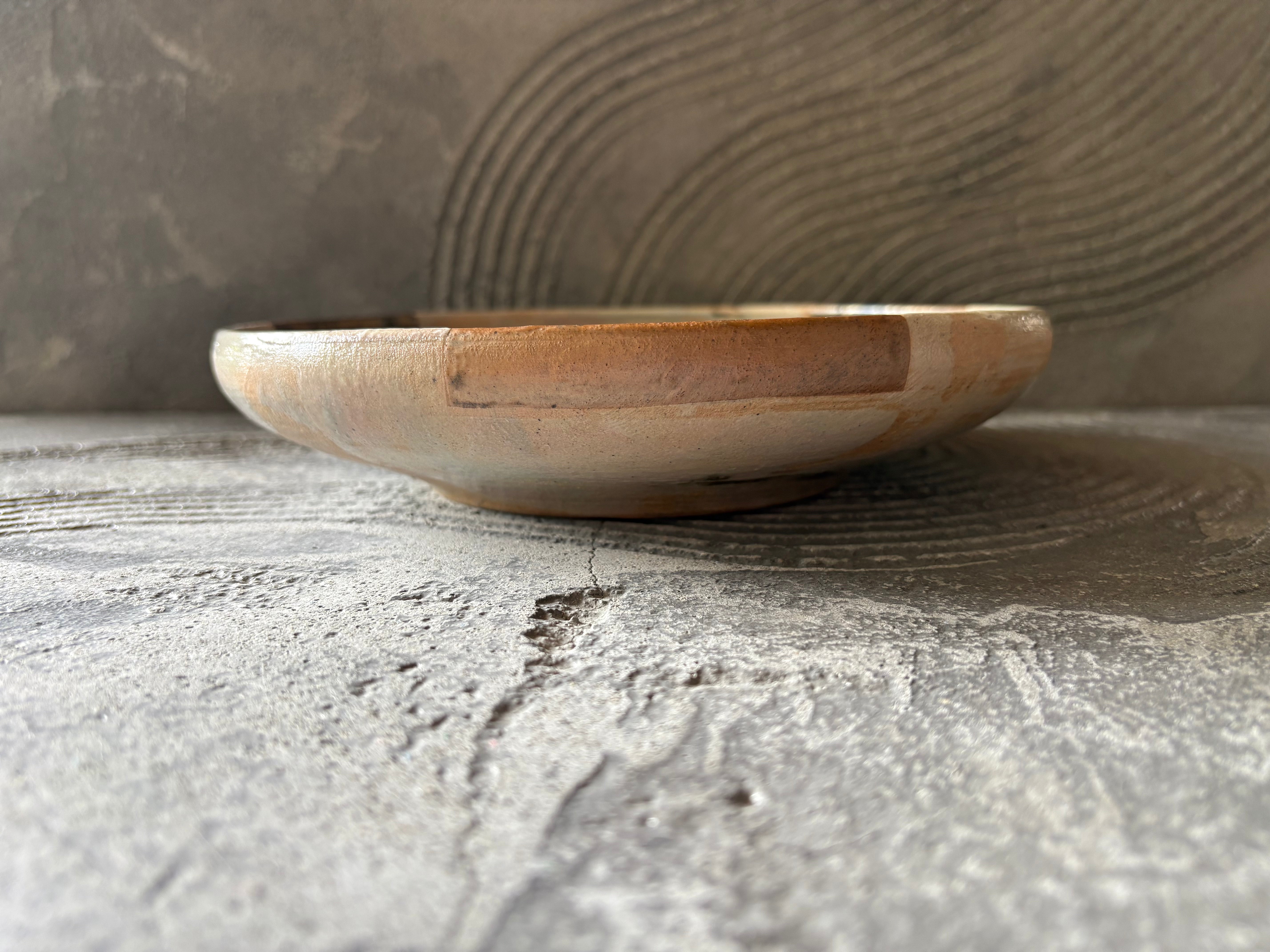 【沖縄】屋良若菜　22cm 皿　3