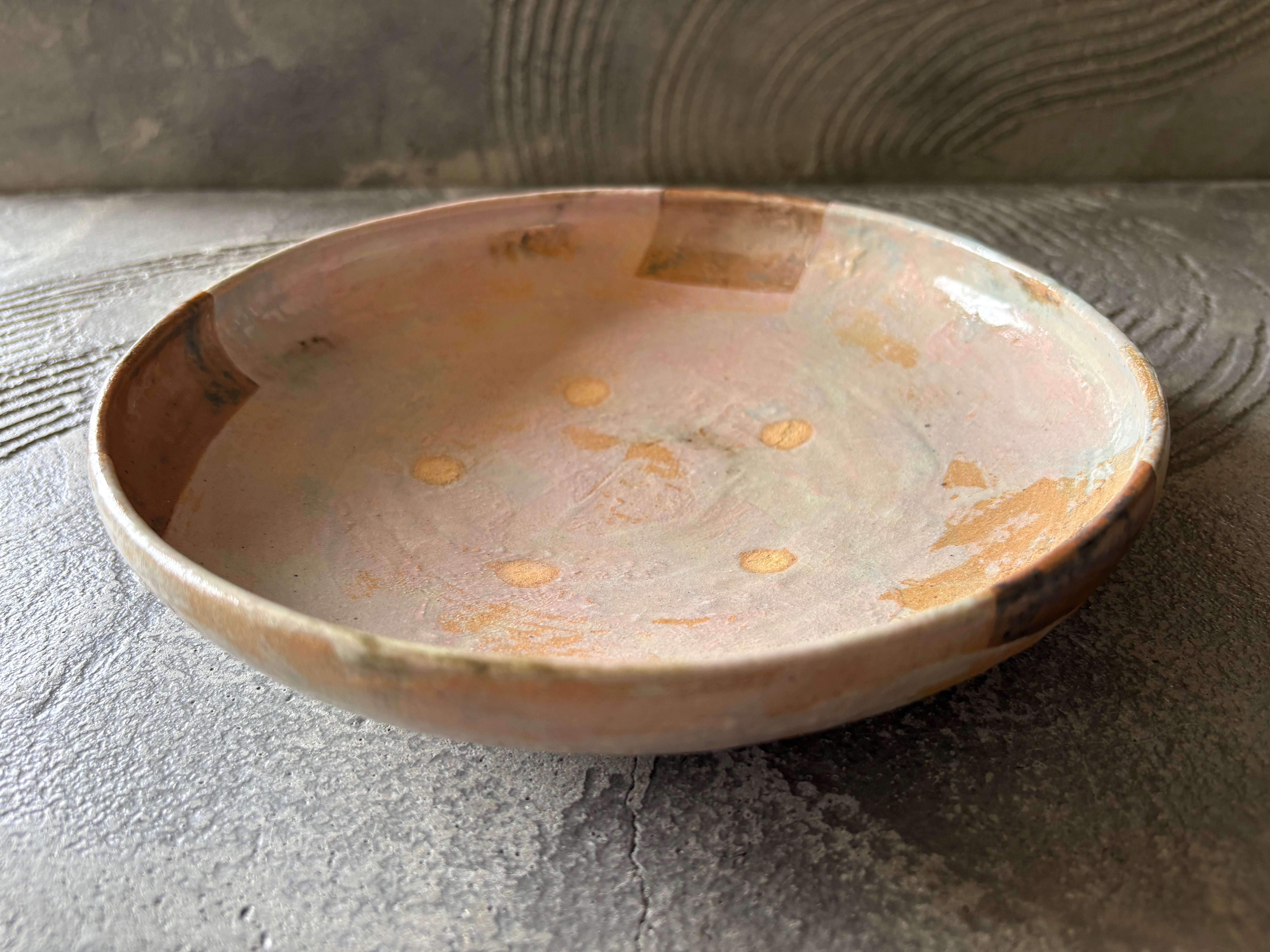 【沖縄】屋良若菜　22cm 皿　5