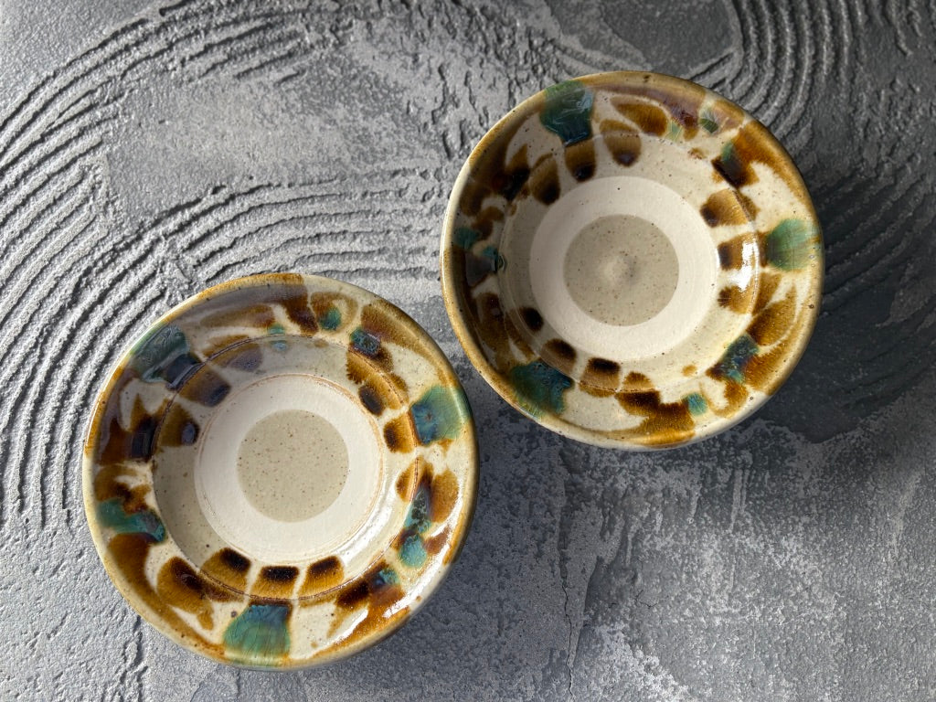 キマノ陶器【栃木】木間伸哉　ひかり　5寸リム皿55