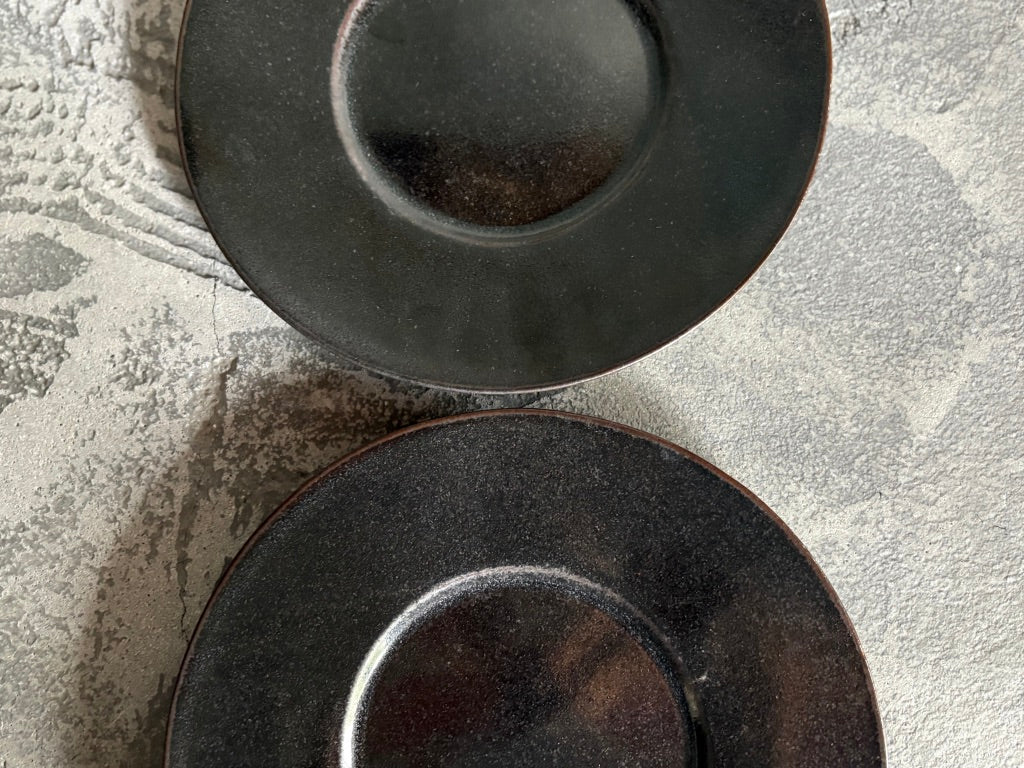 【栃木】今井　律湖　ワイドリムプレート皿9