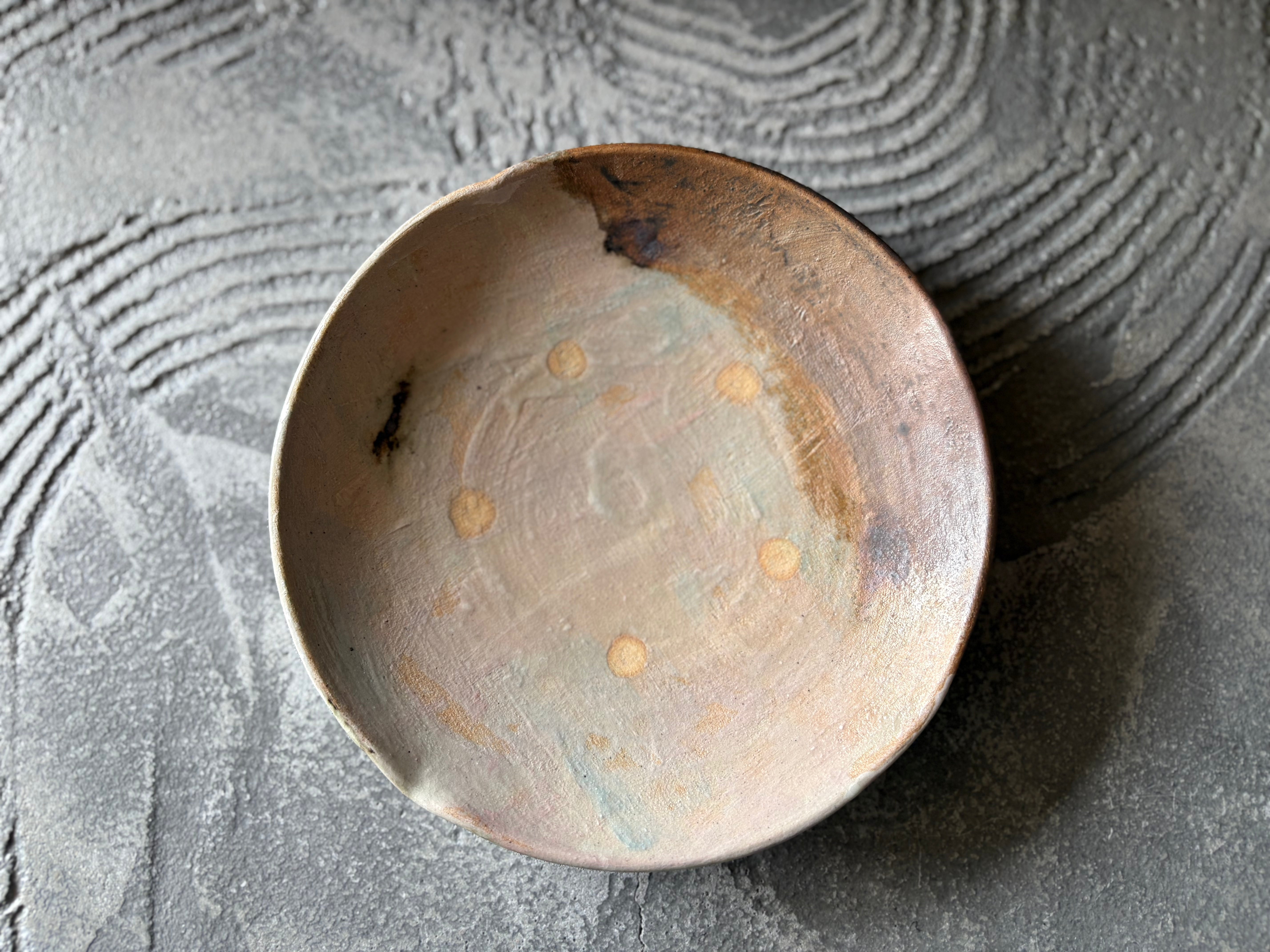 【沖縄】屋良若菜　19cm 皿　16