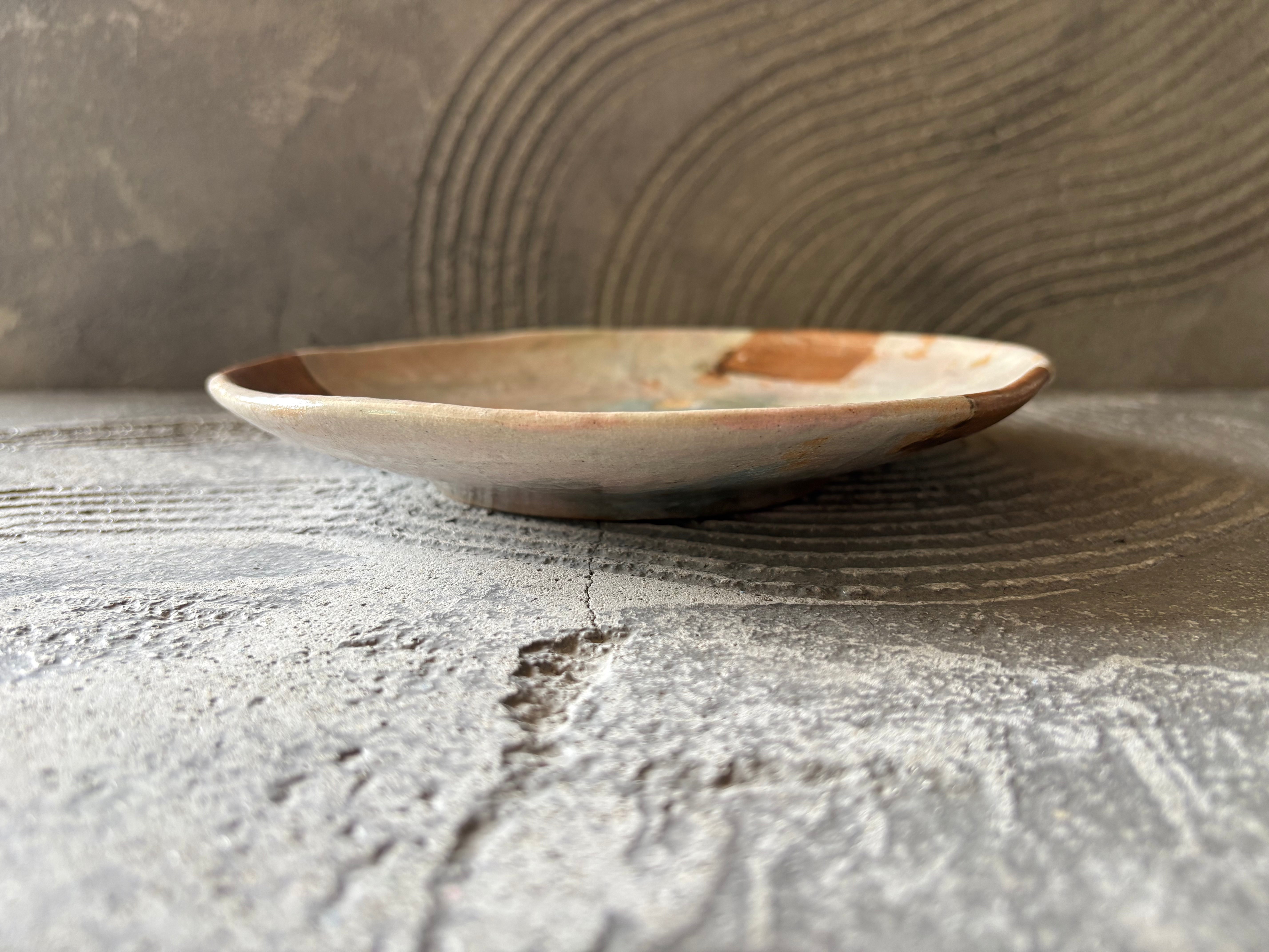 【沖縄】屋良若菜　19cm 皿　13