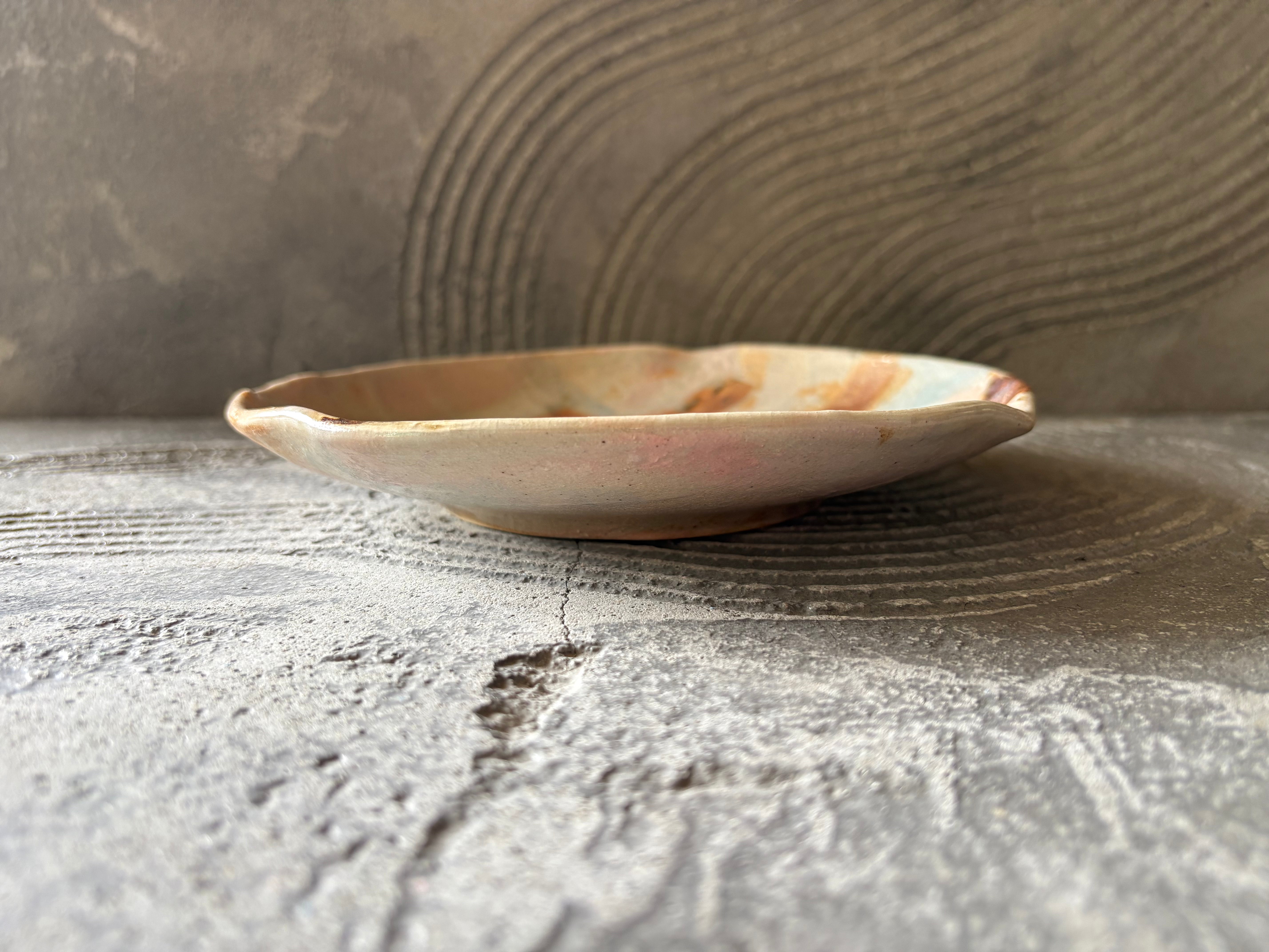 【沖縄】屋良若菜　19cm 皿　7