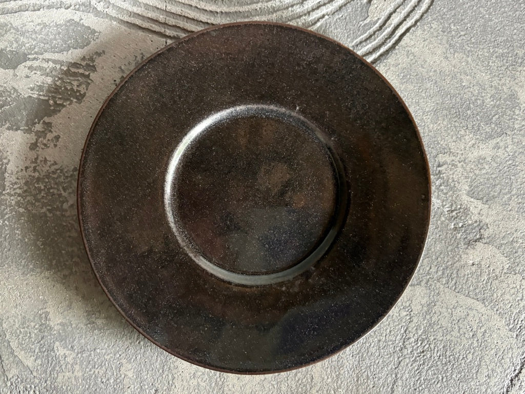 【栃木】今井　律湖　ワイドリムプレート皿9