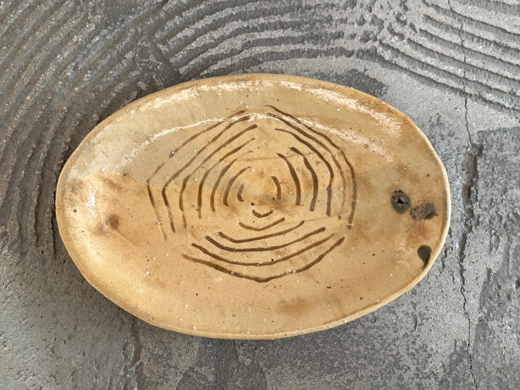 用窯【熊本】北川麦彦　オーバル皿中44