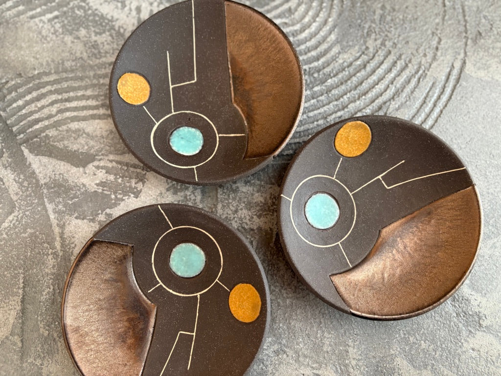 koo pottery【沖縄】仲田雅也　5寸皿68