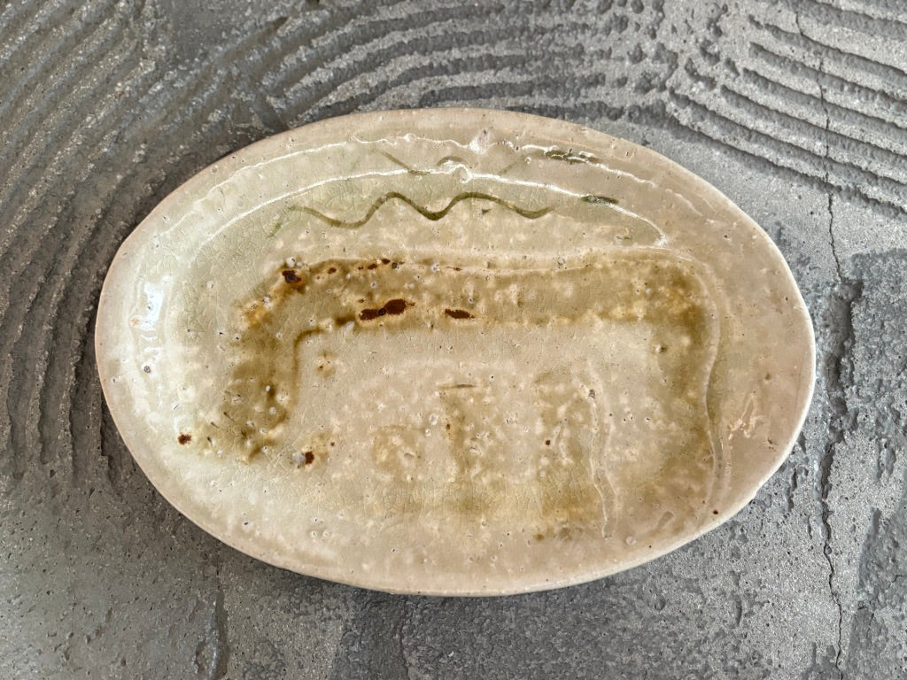 用窯【熊本】北川麦彦　オーバル皿中42