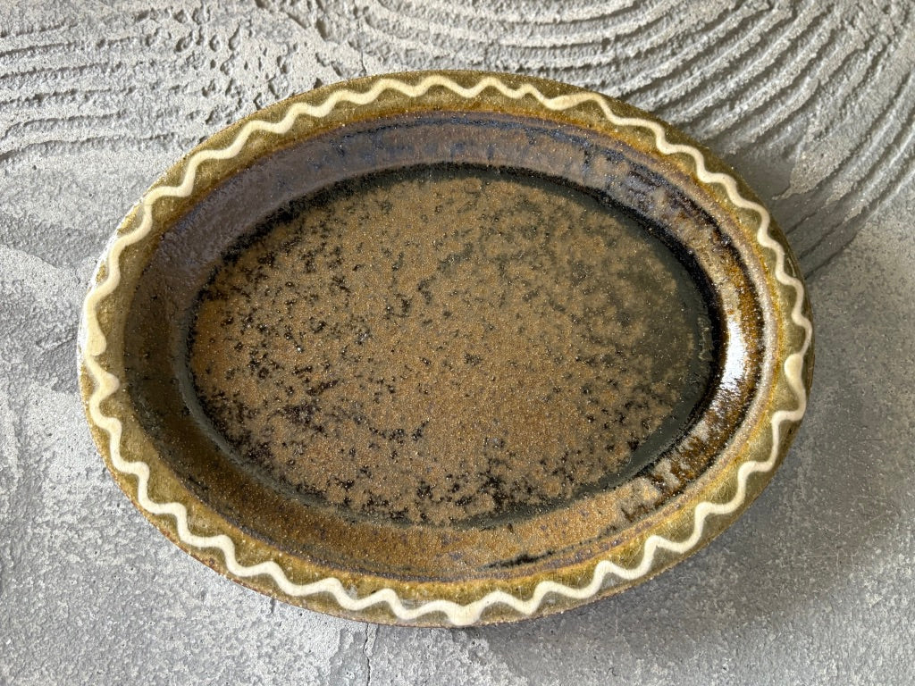 中ノ畑窯【大阪】佐藤央巳　友美　オーバル皿8
