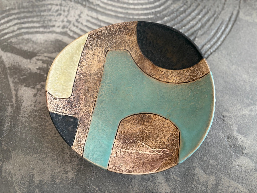 koo pottery【沖縄】仲田雅也　変形皿50