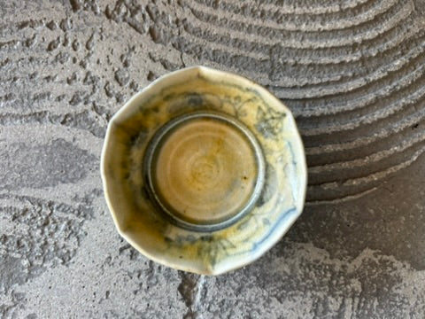 【京都】ヤマカワ　ミユキ　　ひらひら豆皿　鴨川の鷲　42