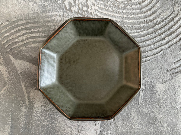 岩手】大沼道行 青白磁（灰）八角鉢S3 – UTSUWA HIYORI