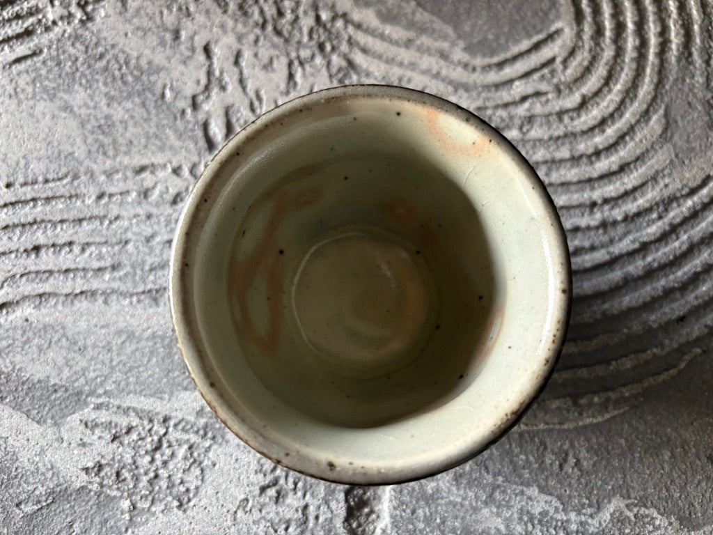 【岐阜】岡村宜治　掛分　赤湯呑み24
