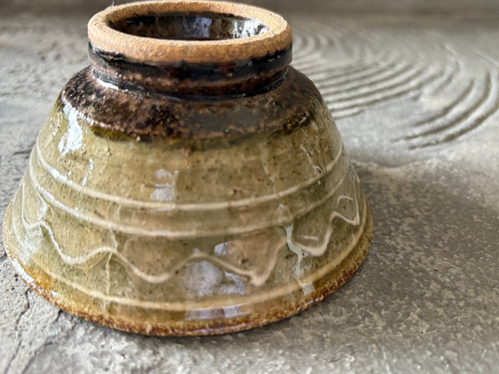中ノ畑窯【大阪】佐藤央巳　友美　3.5寸マカイ　お茶碗27