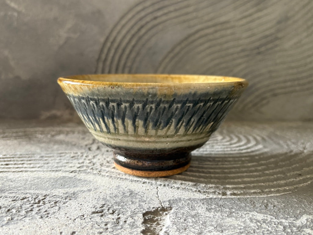 中ノ畑窯【大阪】佐藤央巳　友美　4.5寸マカイ　お茶碗23